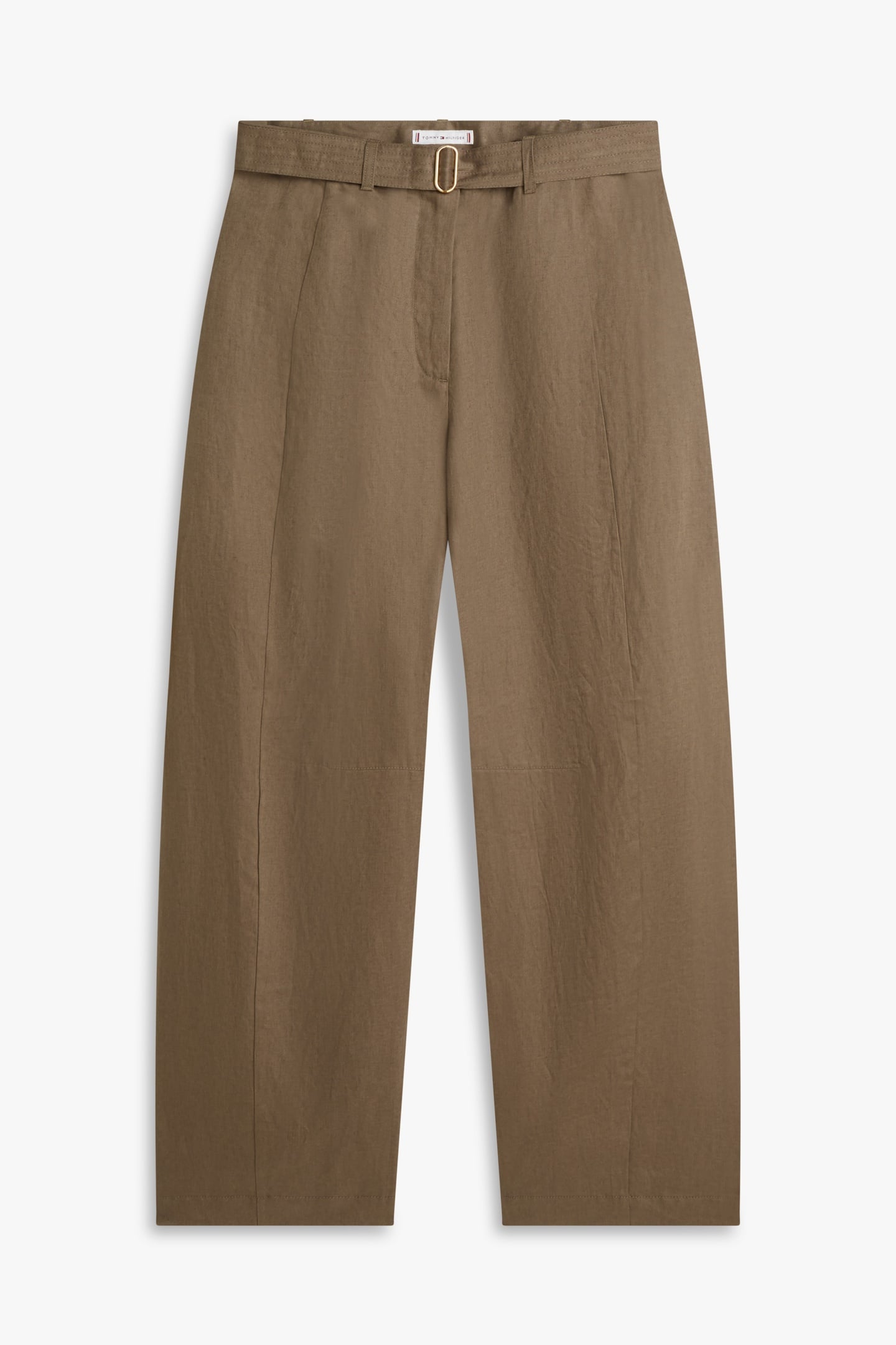 LINEN UTILITY BARREL JEANS MEDITERRANEAN OLIVE 4