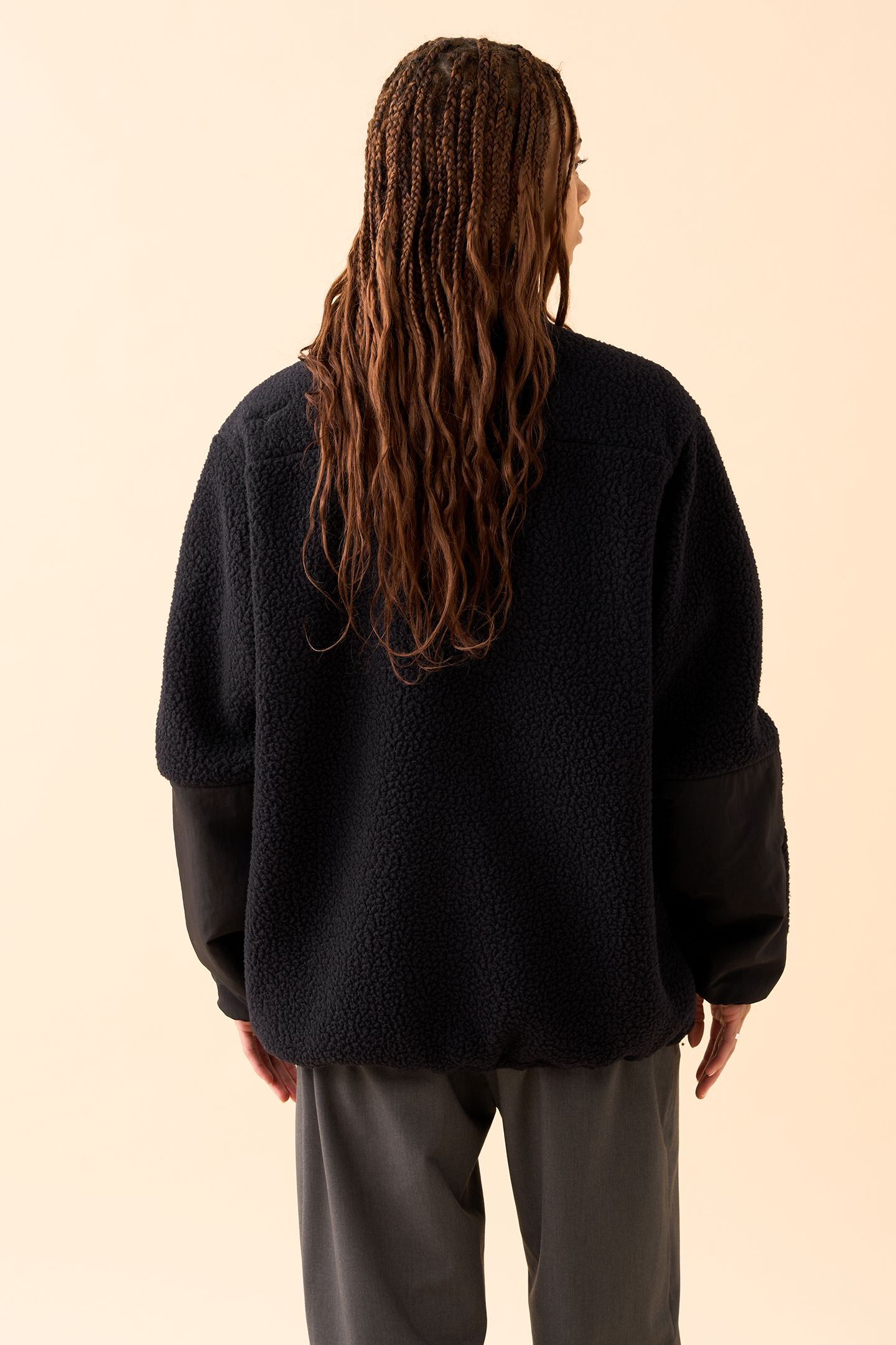UNISEX SL UTILITY FLEECE JACKET BLACK 3