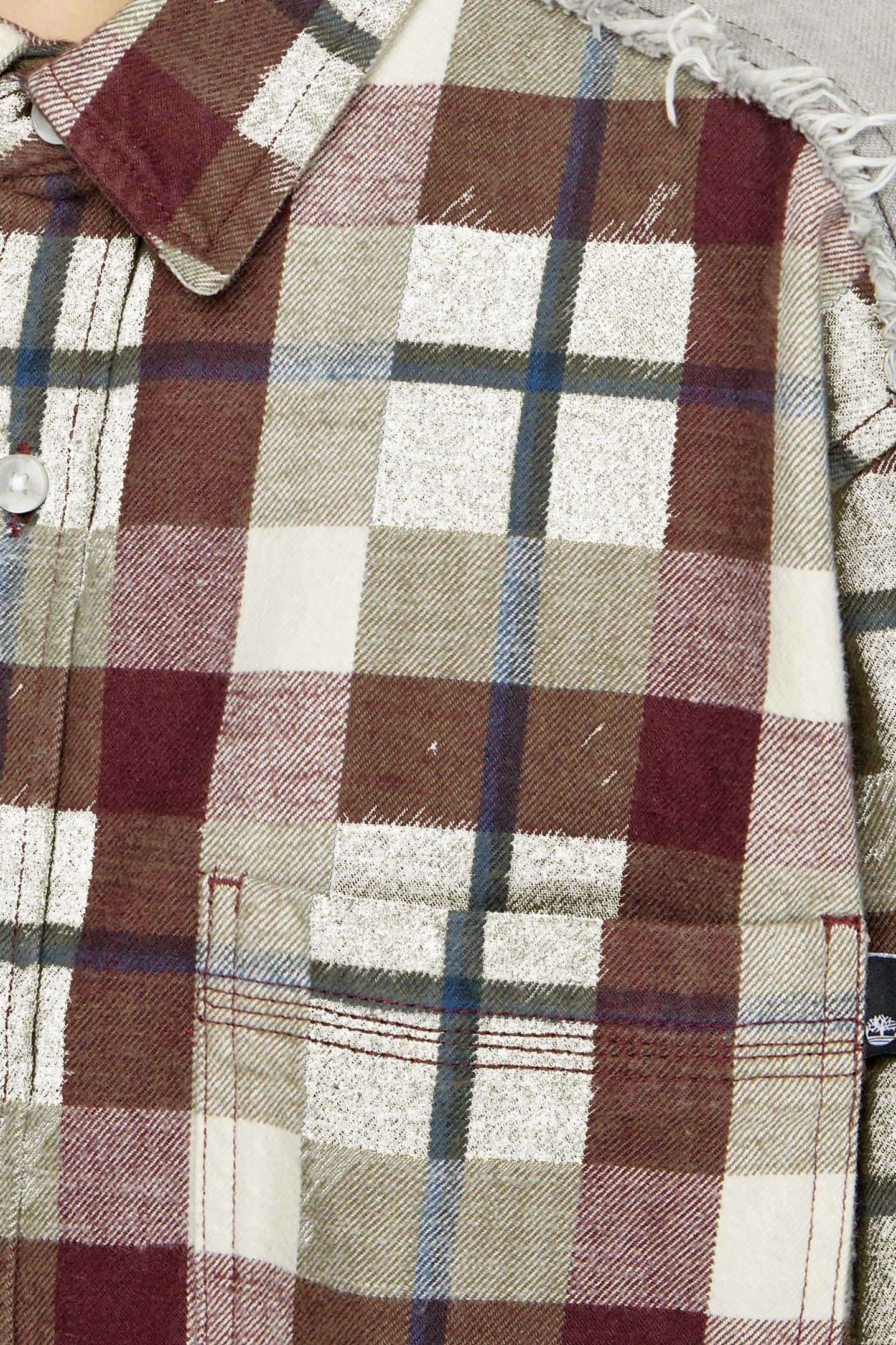 UNISEX DIESELOVES TBL FLANNEL/BACK DENIM SHIRT 7