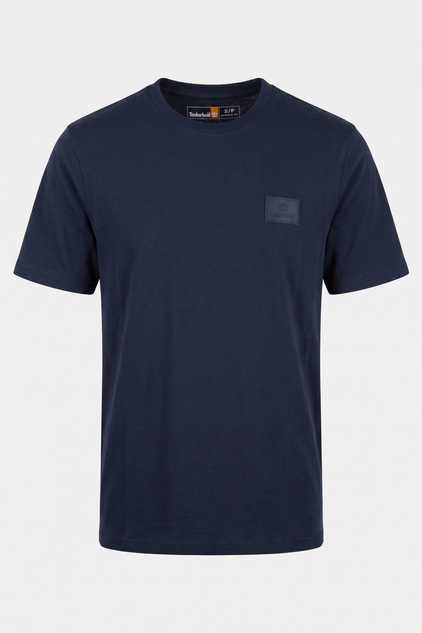SHORT SLEEVE SILICON BADGE TEE NAVY 3