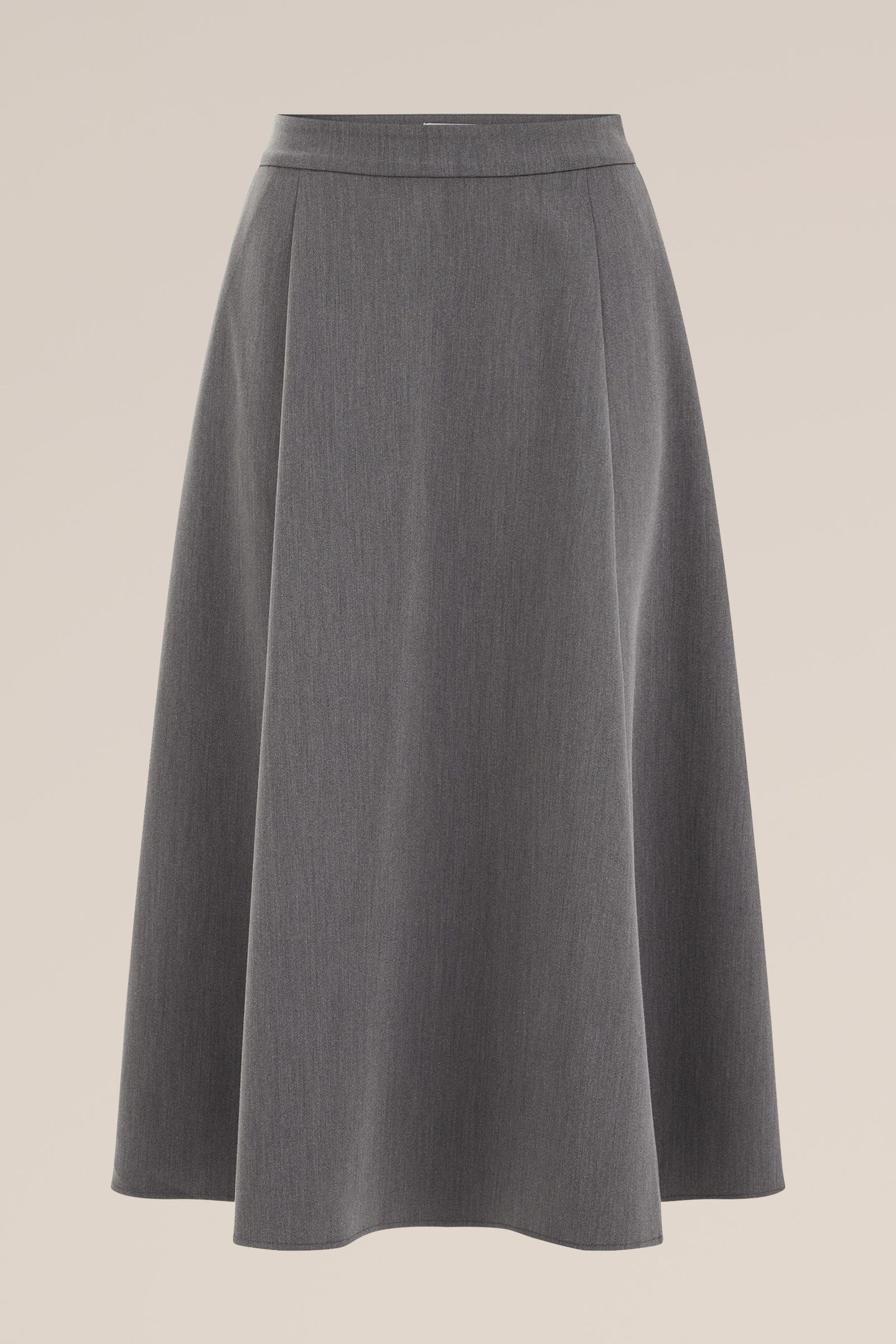 SKIRT MEDIUM LENGTH GREY 5