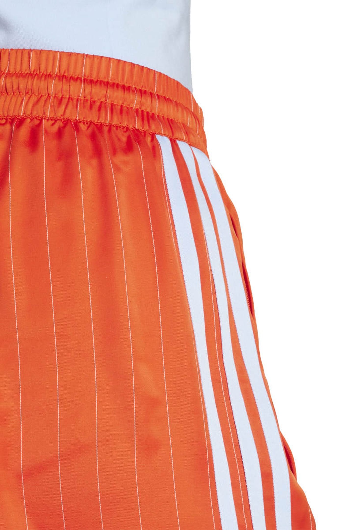 ORIGINALS ADIDAS ORIGINALS PIN-STRIPE SATIN SHORTS BOLD ORAN 6