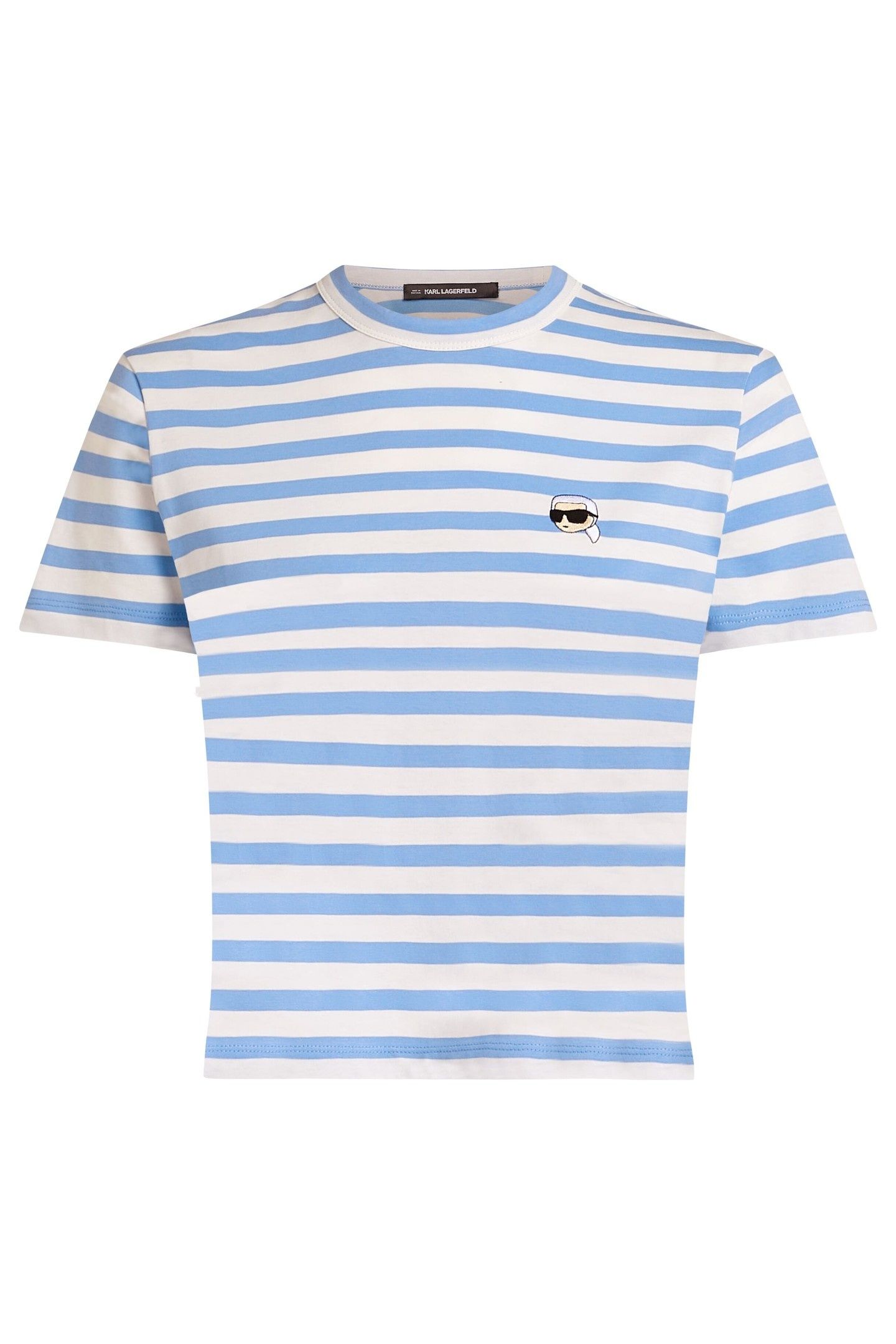 IKON STRIPE BOXY T-SHIRT ULTRAMARINE-CREAM STRIPE 3