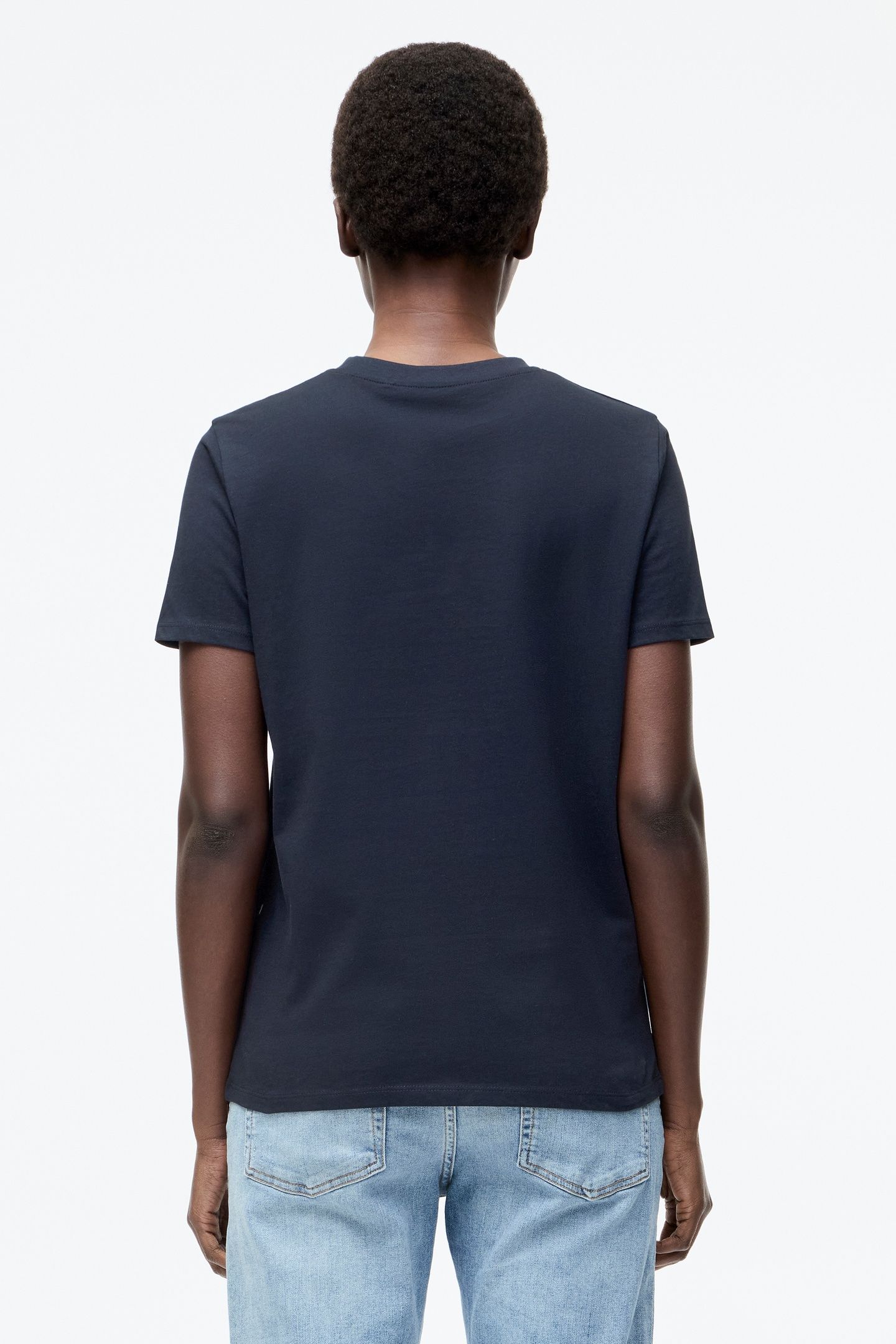 BONJOUR TEE MIDNIGHT BLUE/RED 3