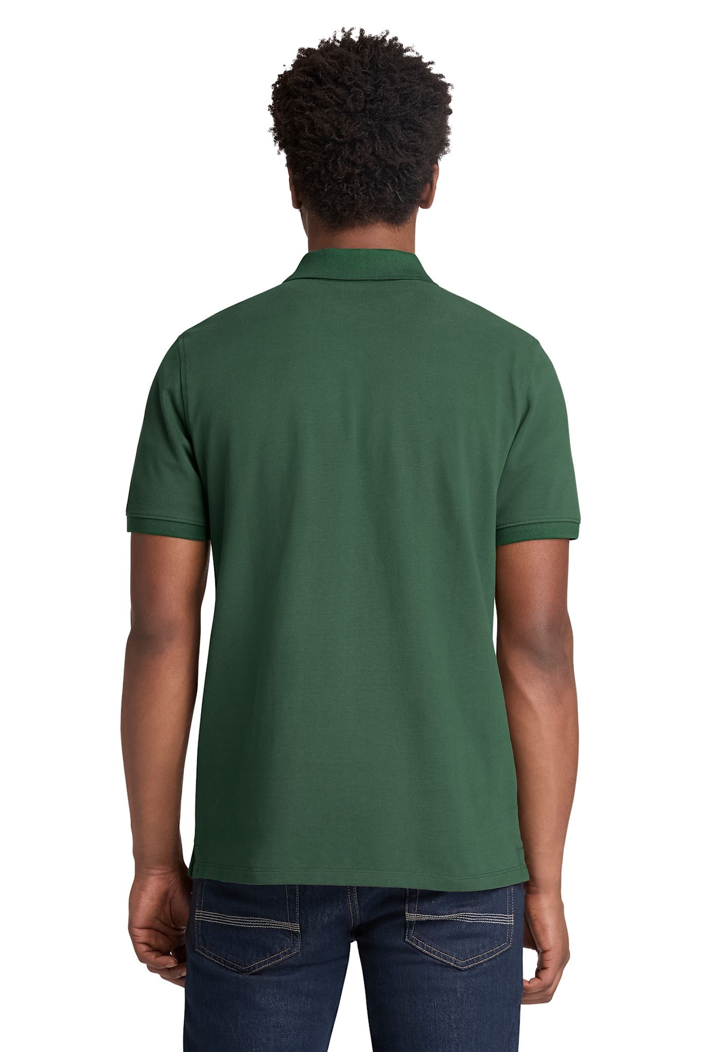 PIQUE SHORT SLEEVE POLO DARK GREEN 3