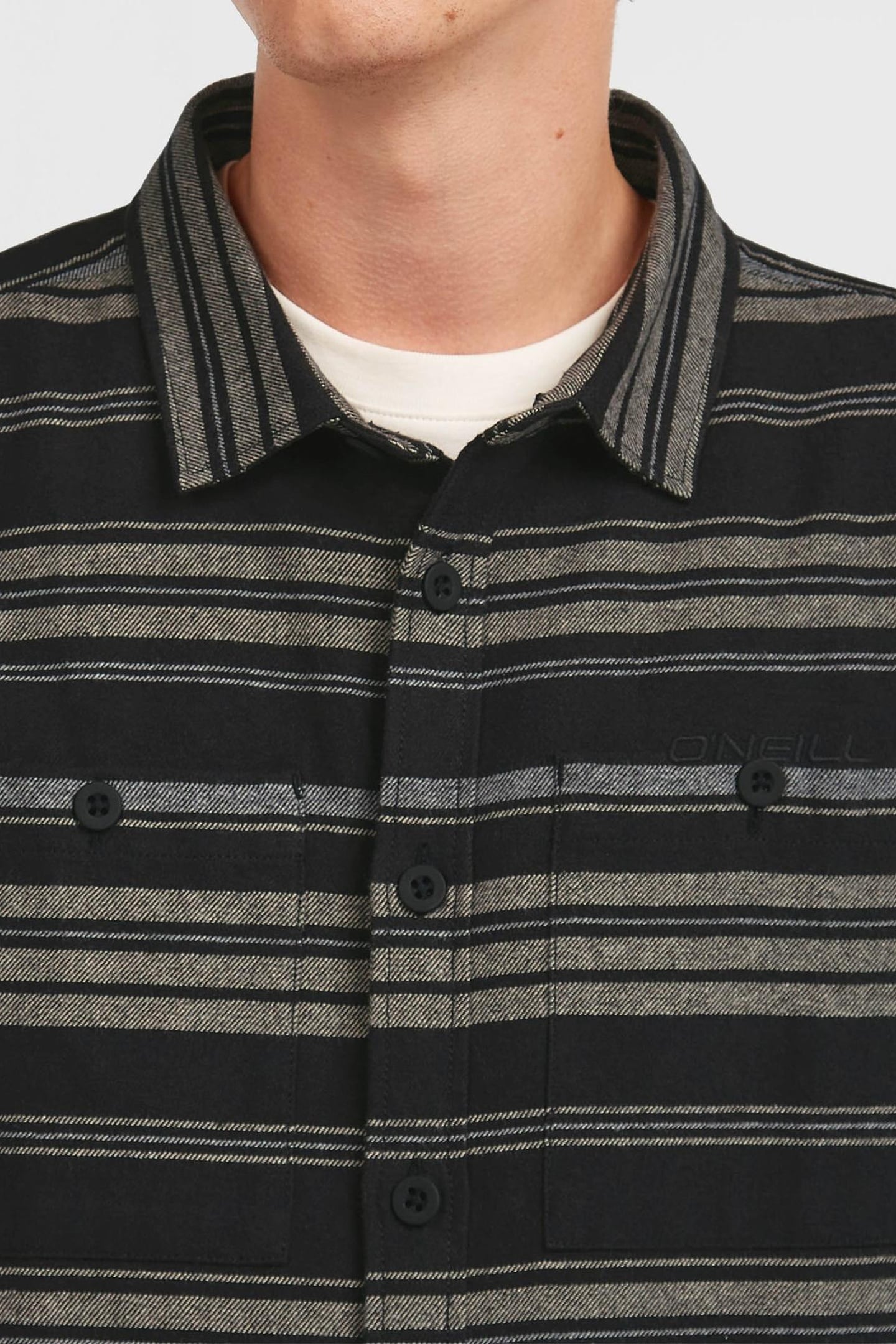 O'NEILL MUST-HAVE FLANNEL SHIRT BLACK BAVARO 6