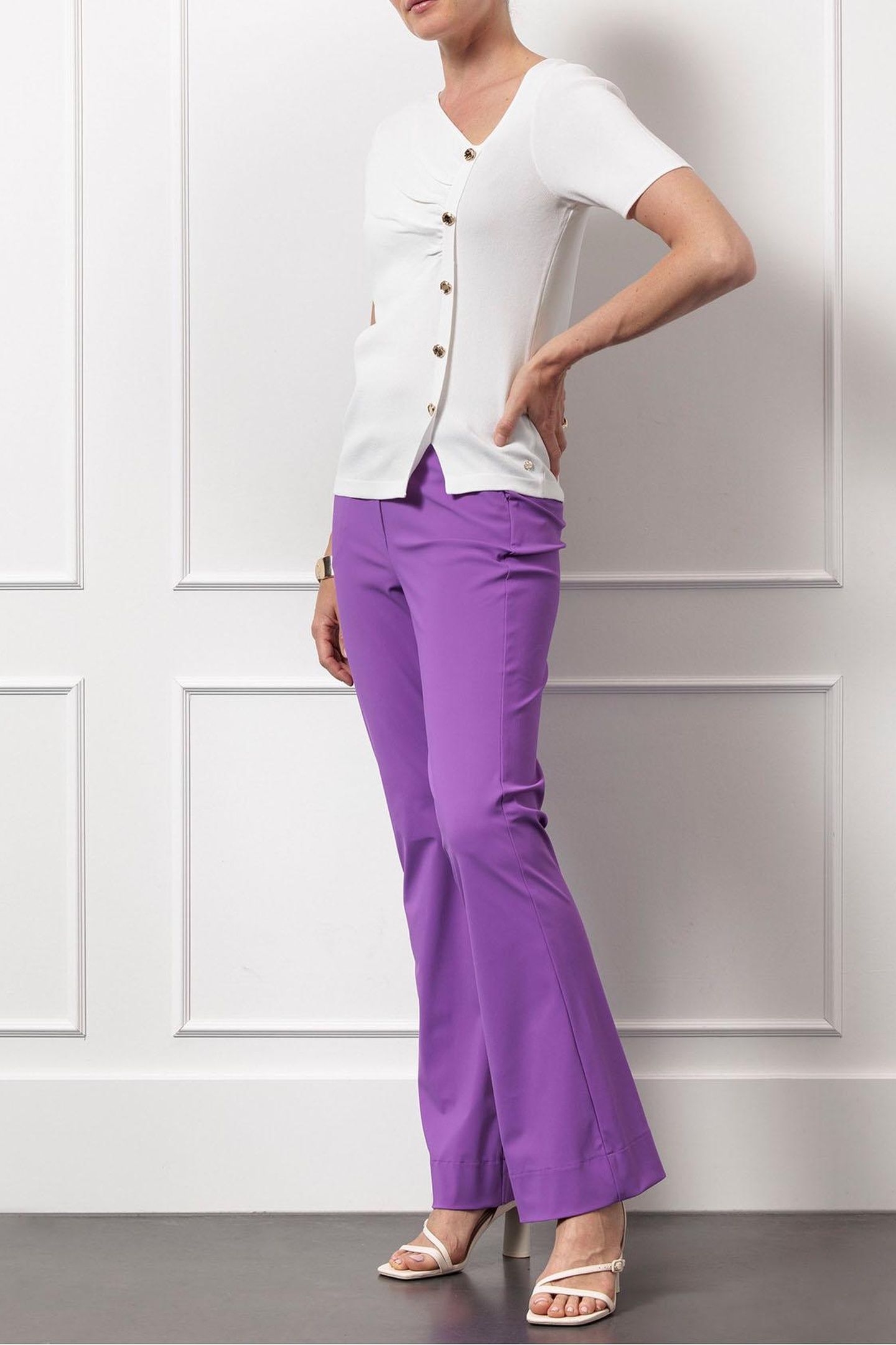 FLAIR TROUSERS PURPLE 3