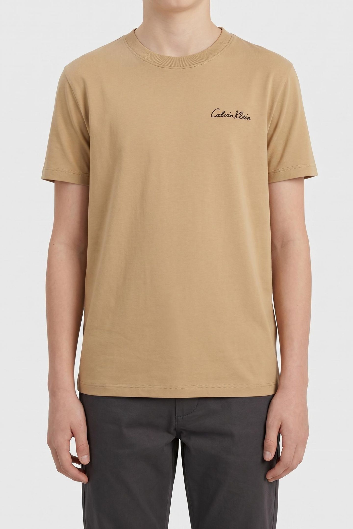 BOYS POLAROID S/S T-SHIRT SANDY BEIGE 1