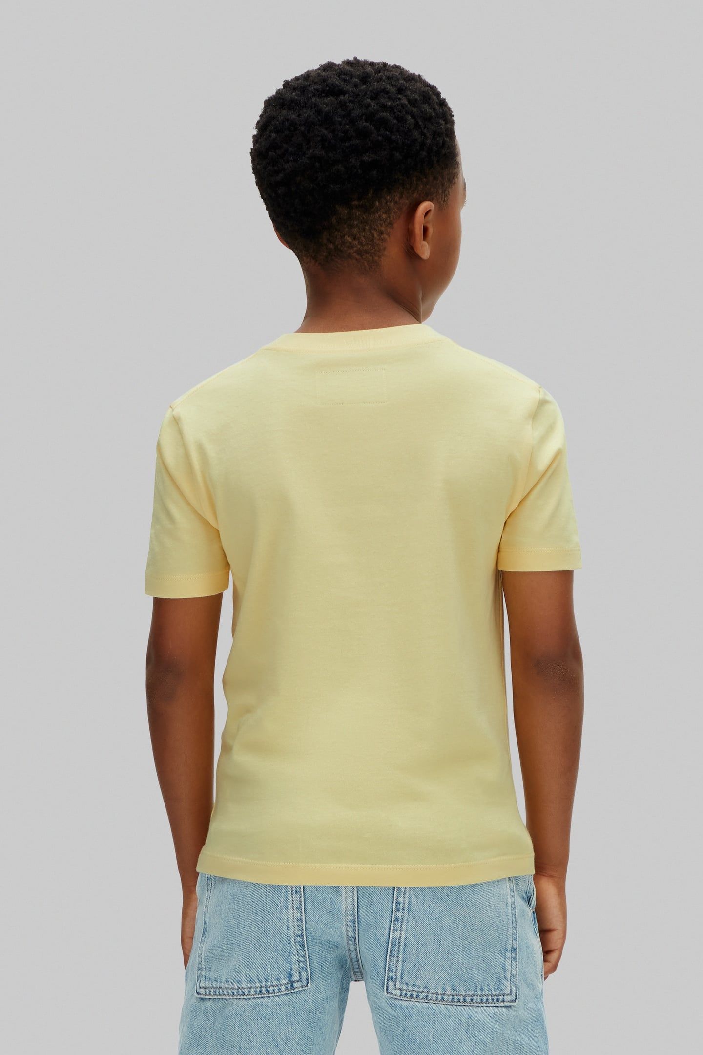 BOYS LOGO SS T-SHIRT FRENCH VANILLA 3