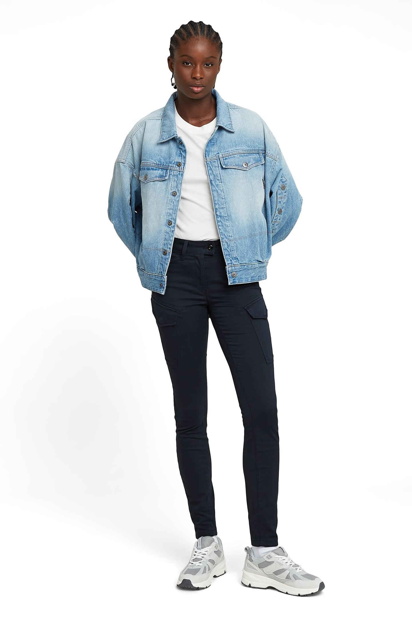 BLOSSITE G-SHAPE ARMY HIGH SKINNY NAVY 1
