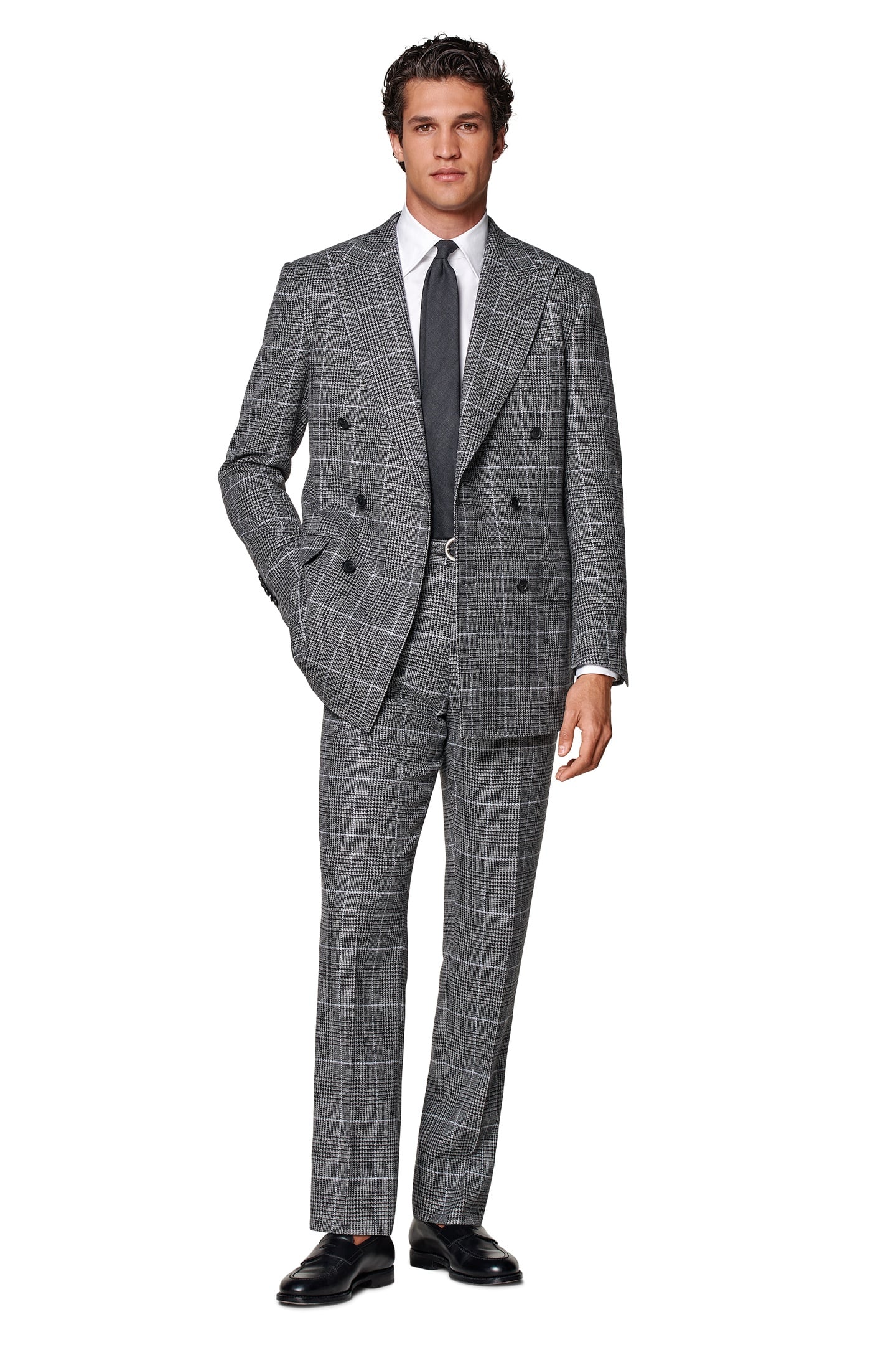 MILANO WOOL CASHMERE NESTED SUITS MID GREY 1