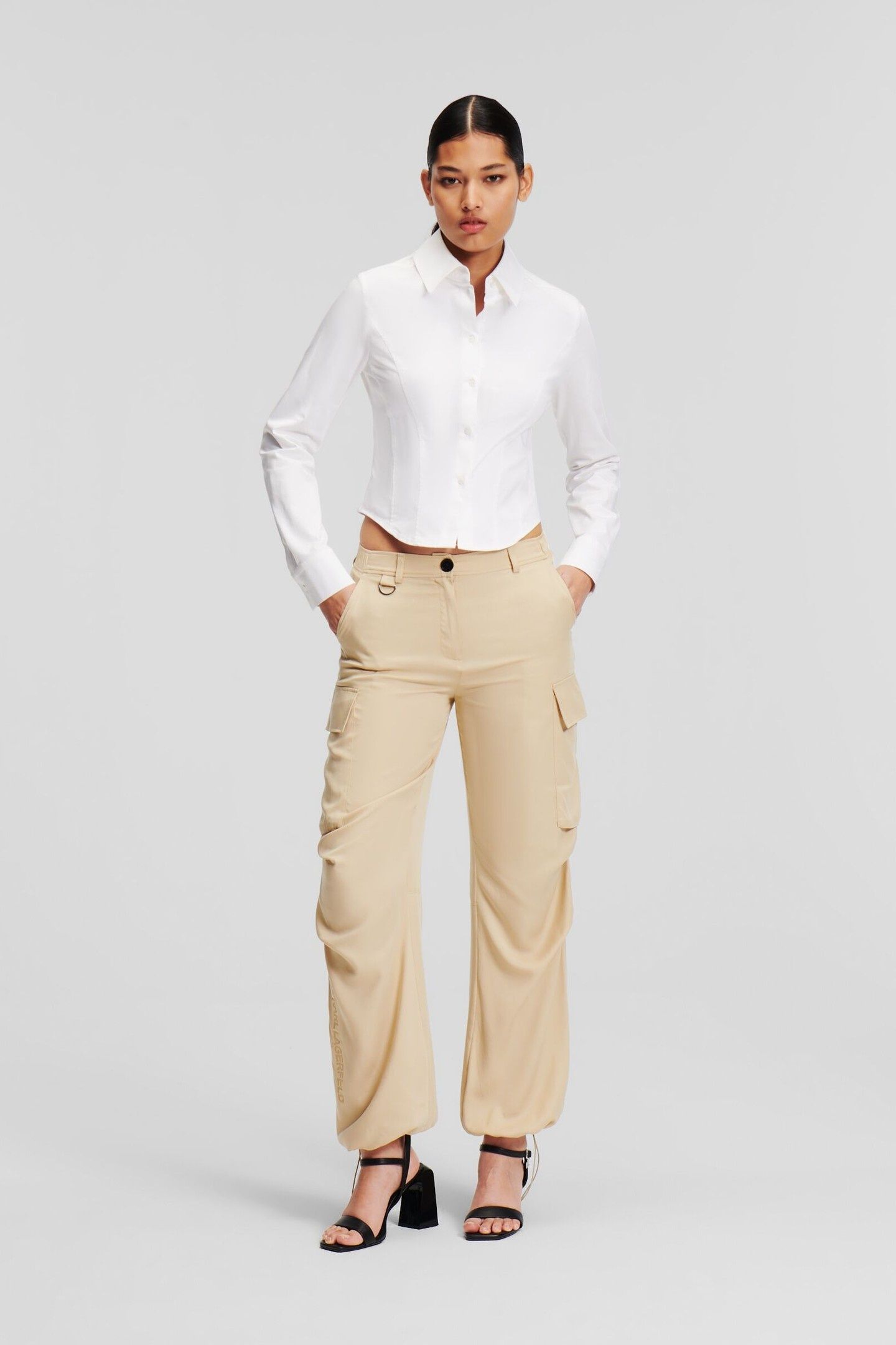 SOFT CARGO PANT BEIGE 1