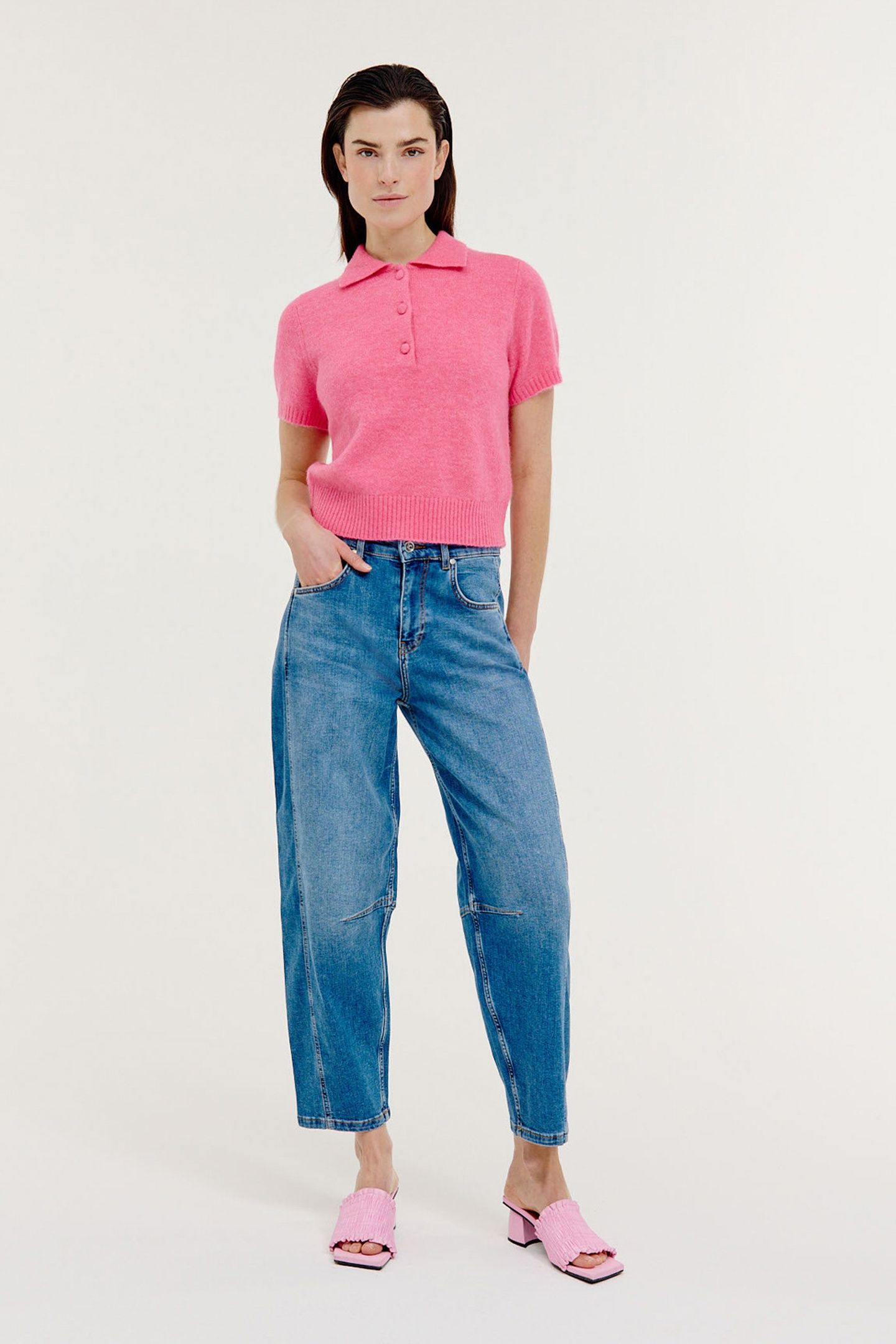 BASILE PANT MID BLUE JEANS 2