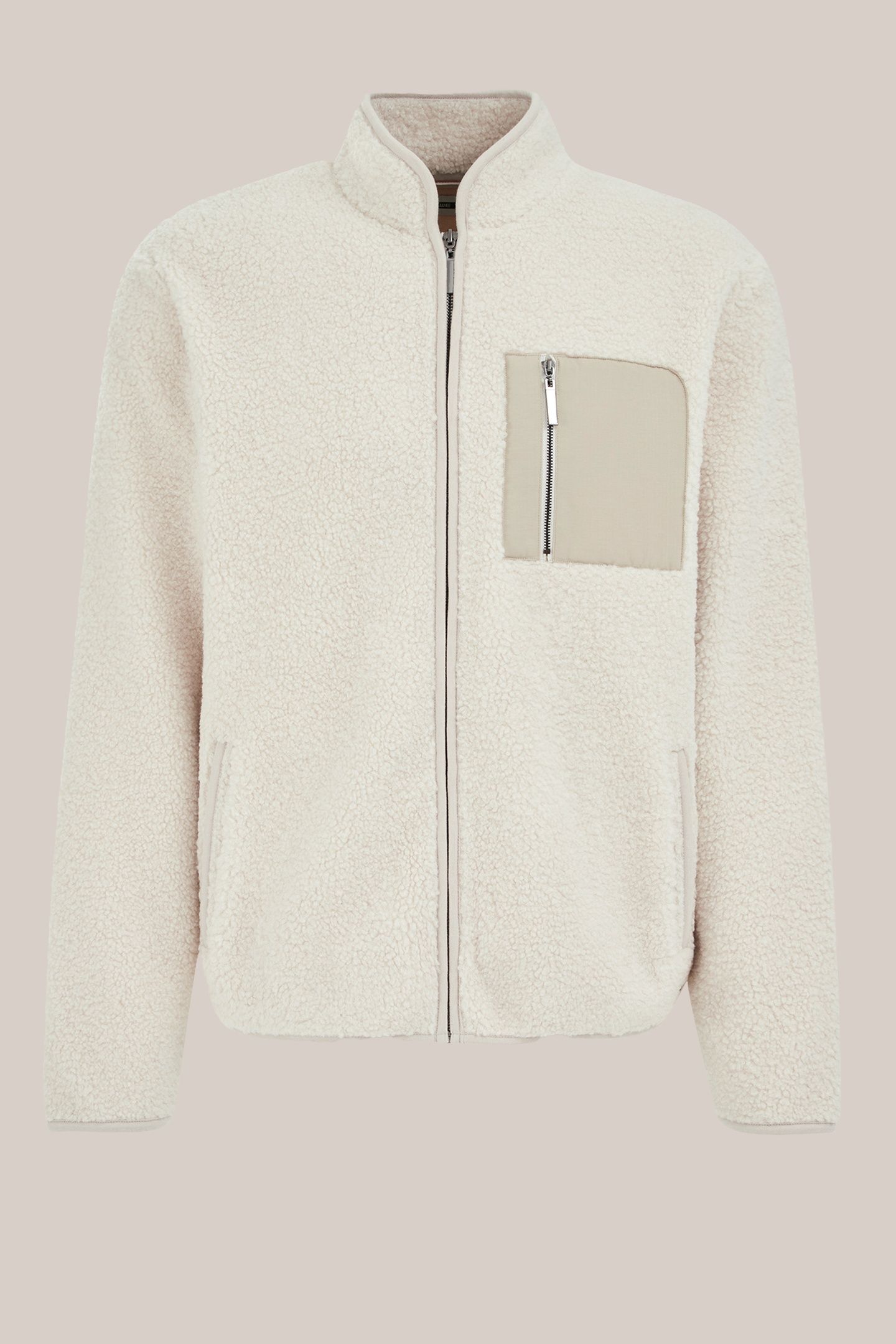 CARDIGAN WITH ZIPPER OFF-WHITE 4