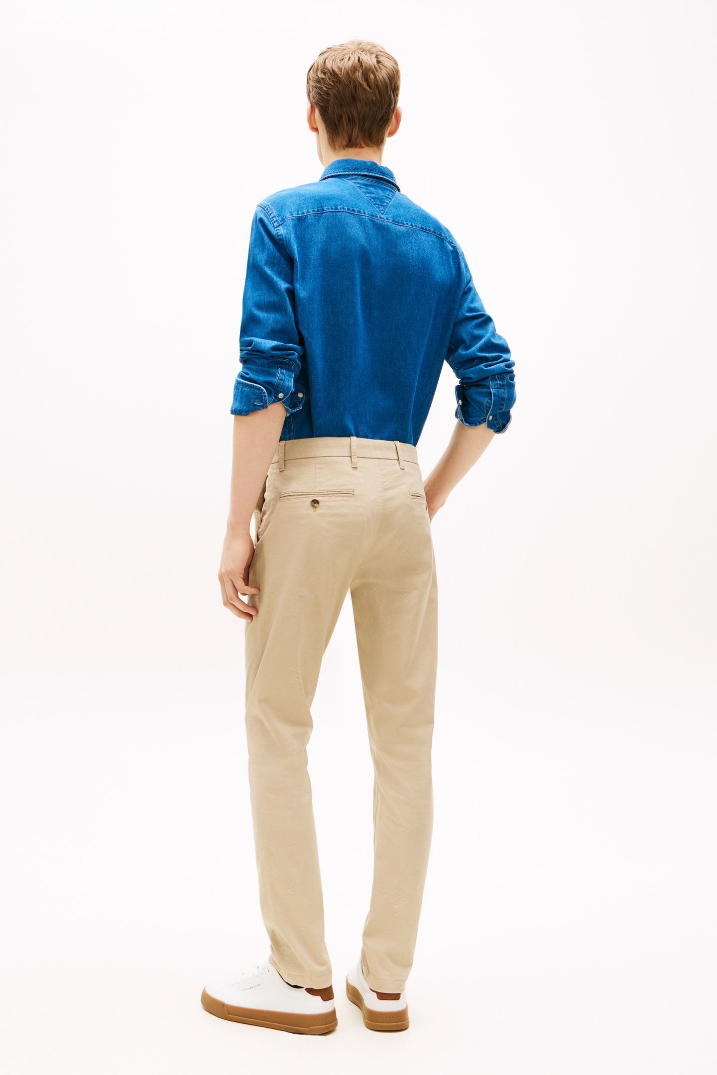 BLEECKER PRINTED STRAIGHT CHINO SANDALWOOD 2
