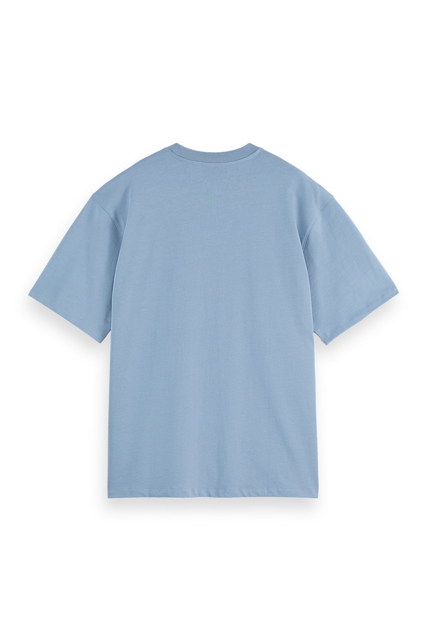 LOOSE-FIT 3 CROSSES POCKET T-SHIRT FADED DENIM 2