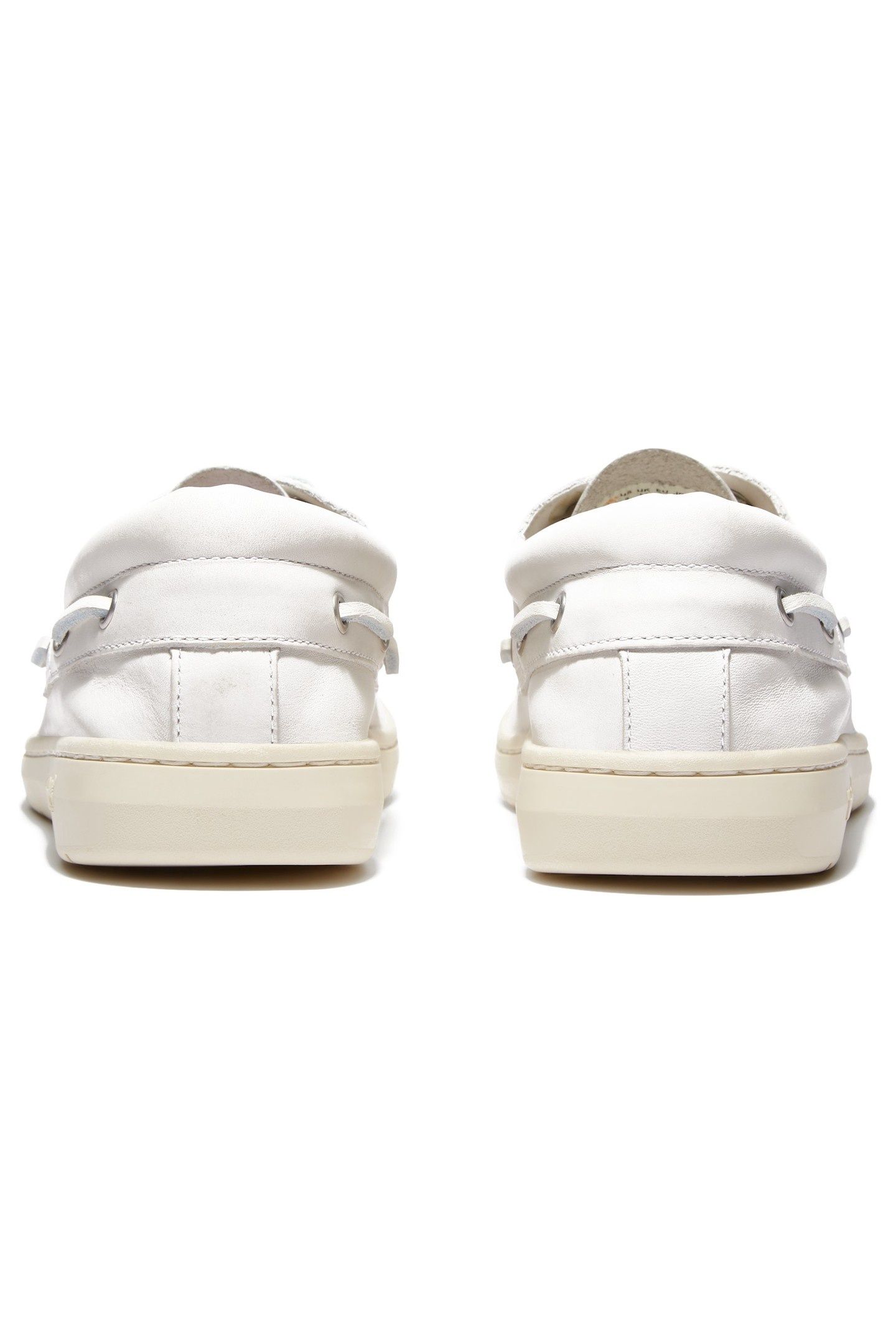 BOAT SHOE WHITE 6