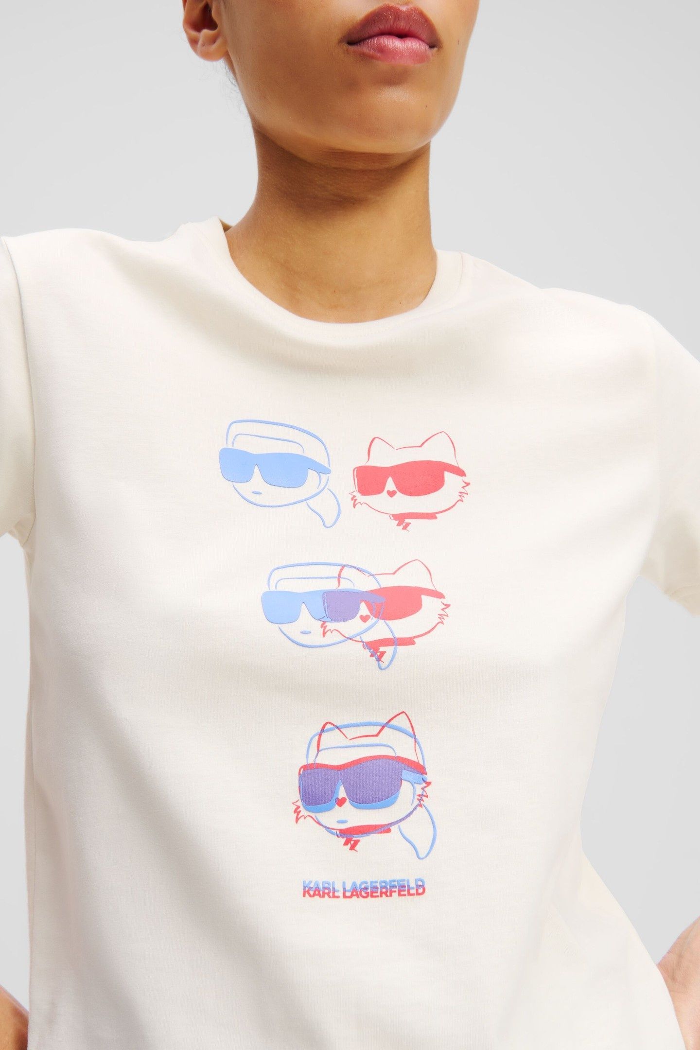 IKON COLOUR FITTED T-SHIRT CANNOLI CREAM 6