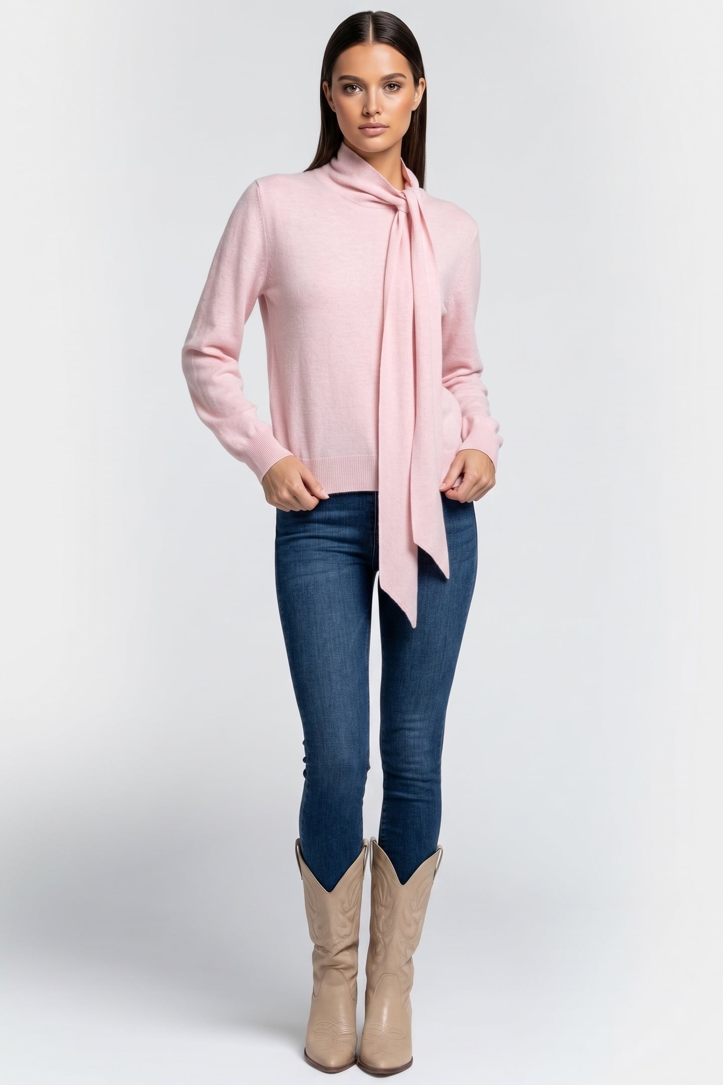 CLOVER SWEATER PINK 1
