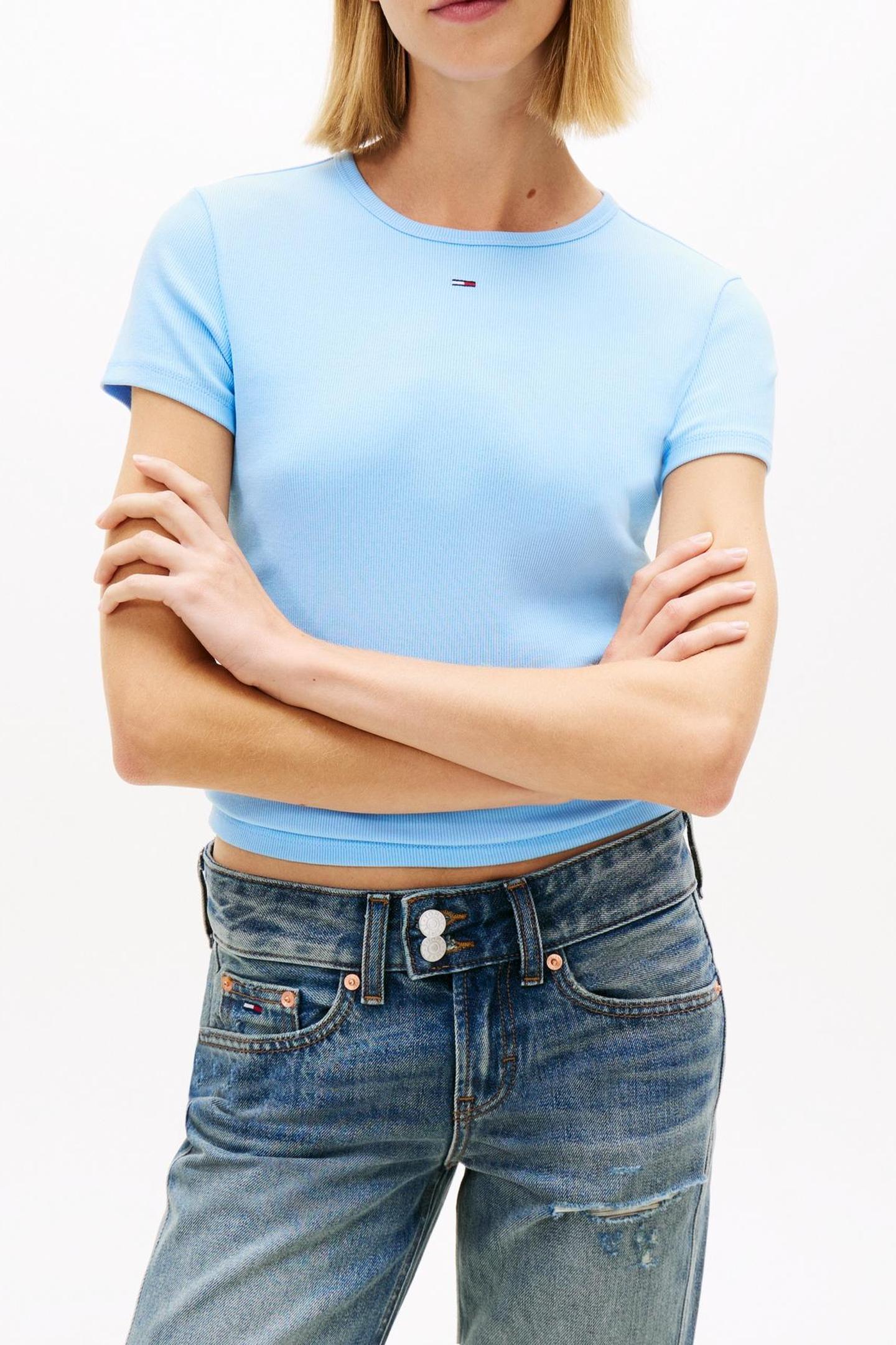 TJW SLIM ESSENTIAL T-SHIRT LIGHT POWDERY BLUE 2