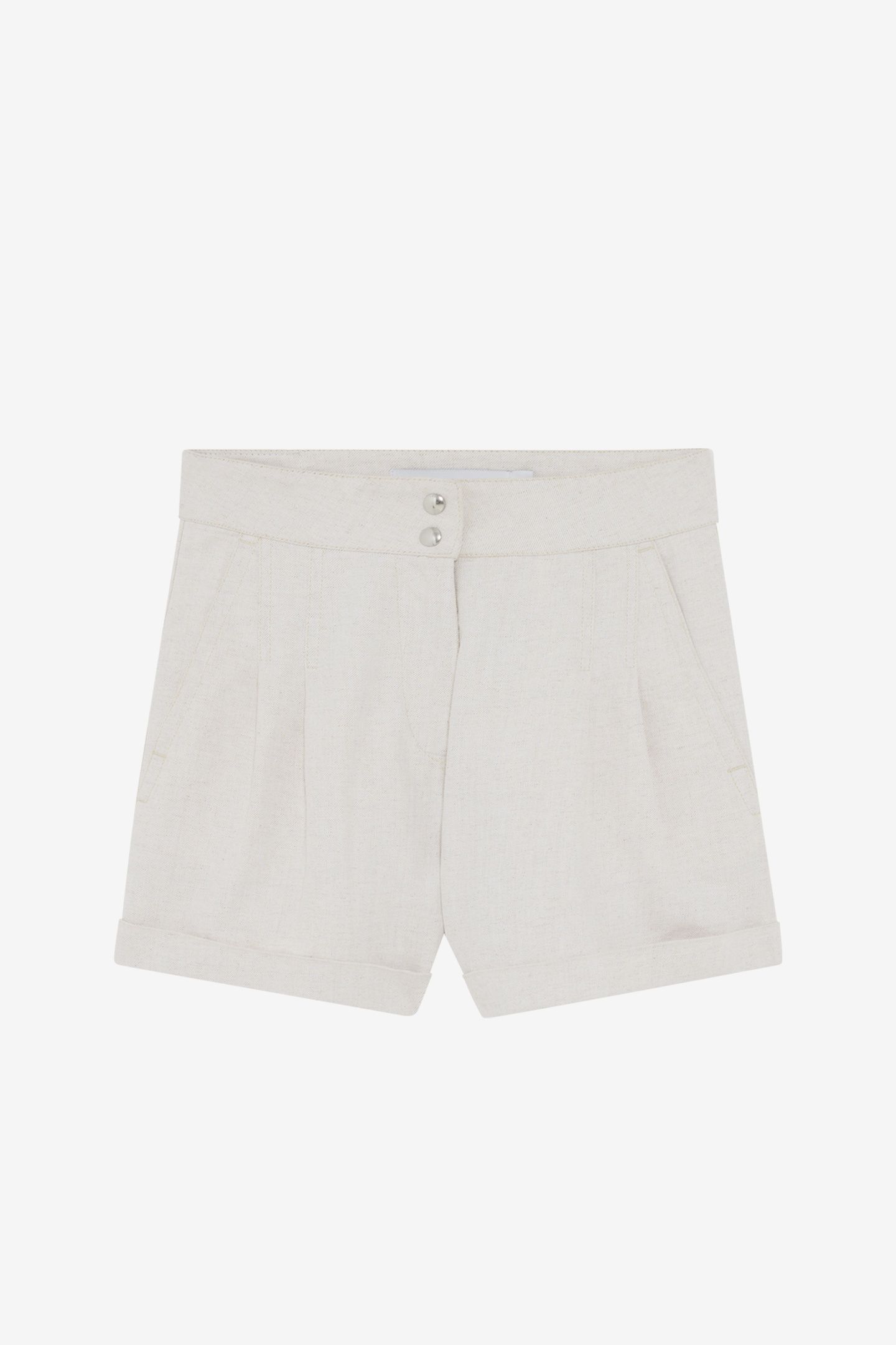 CANVA SHORT BEIGE/ NATURAL WHITE 6