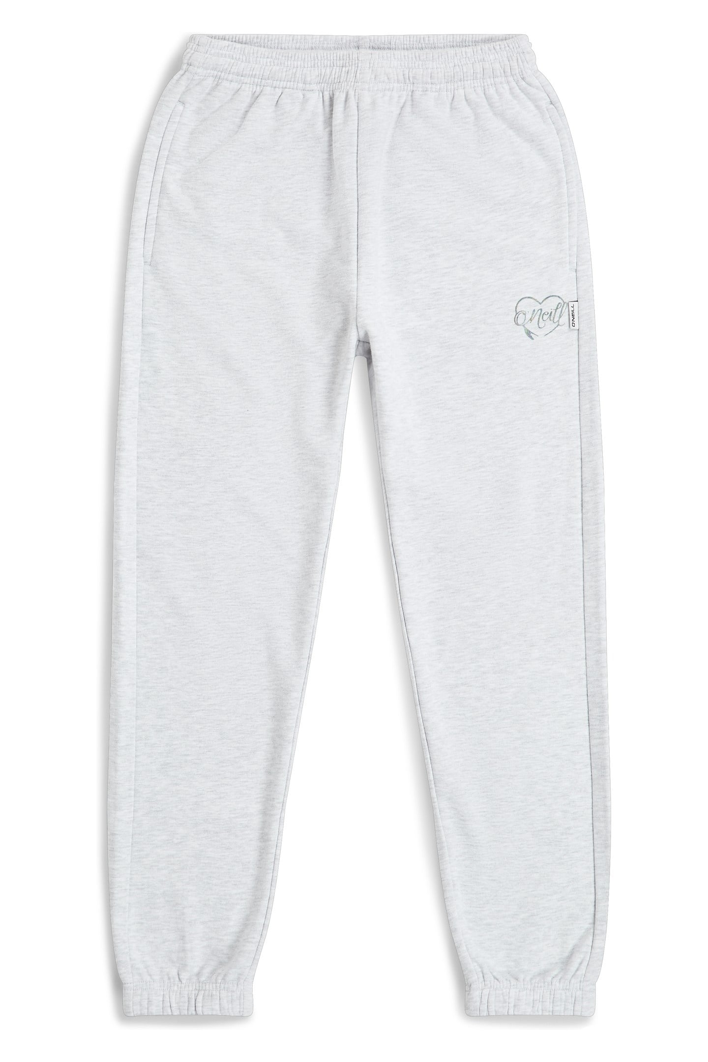 GIRLS ESSENTIALS SWEATPANTS WHITE MELANGE 1