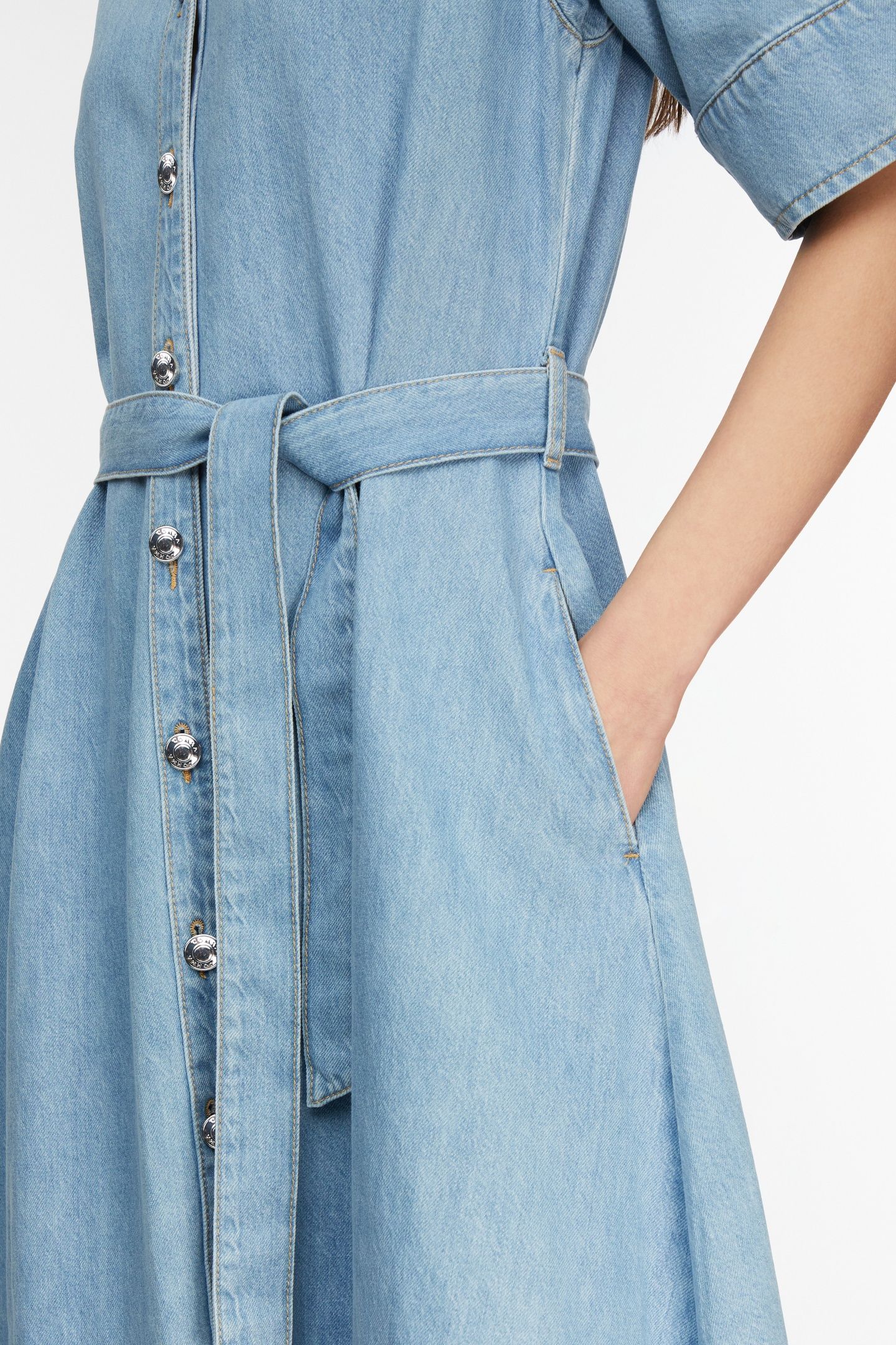 COMMA DRESSES BLUE DENIM 6