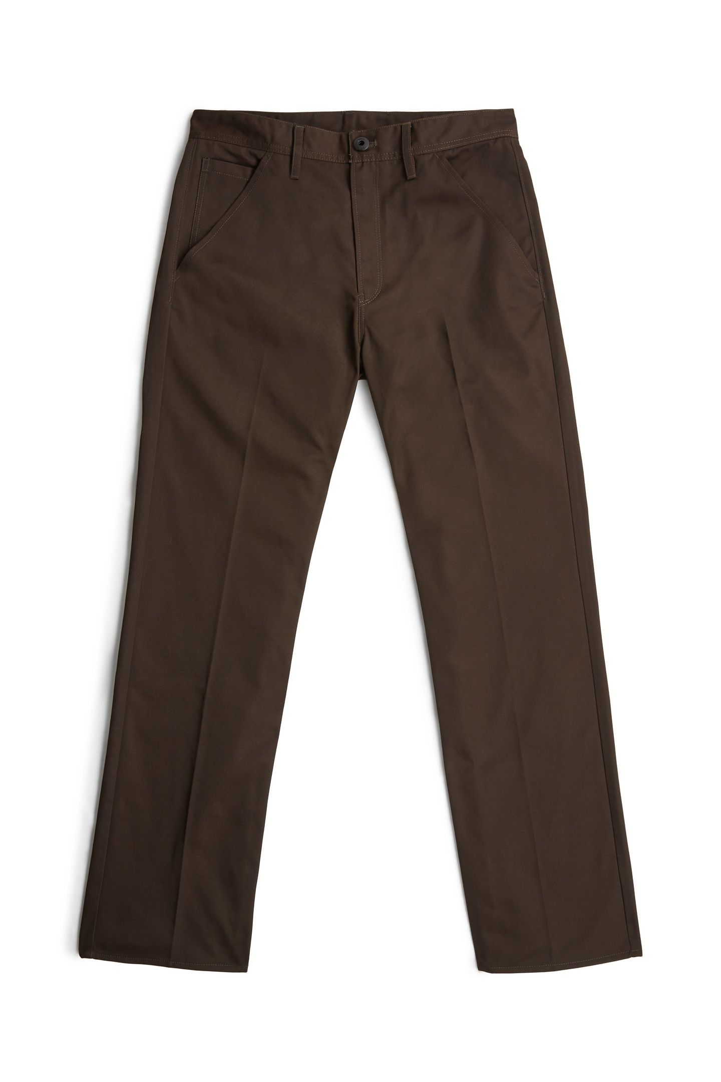 RELAXED STRAIGHT CHINO DEEP BROWN 5