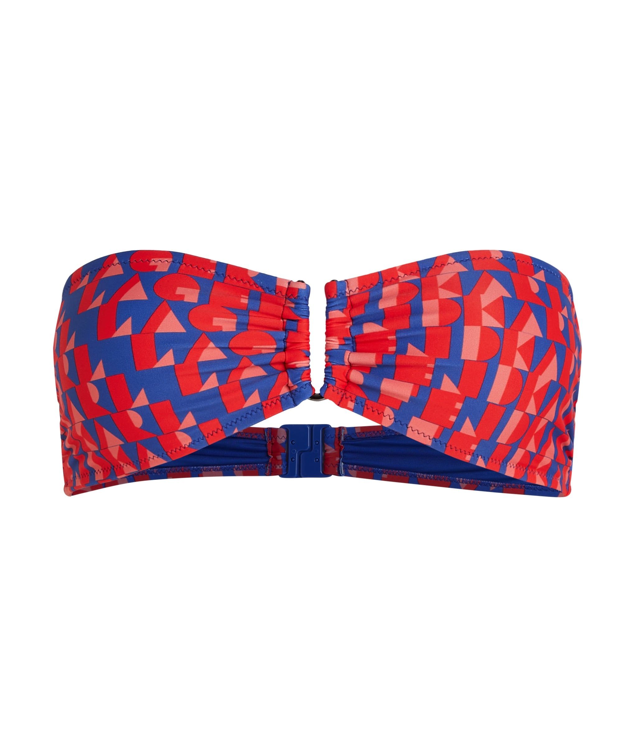 ABSTRACT AOP U-RING BANDEAU ABSTRACT AOP BLUE 1