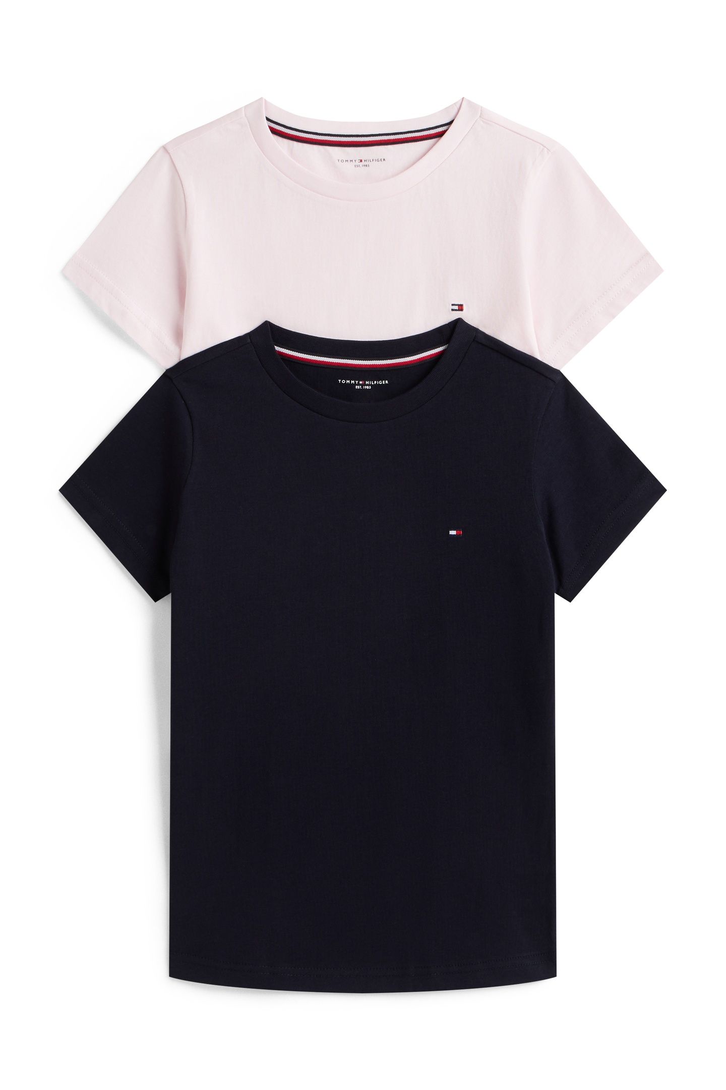 GIRLS 2-PACK SS TEE DESERT SKY/LIGHT PINK 3