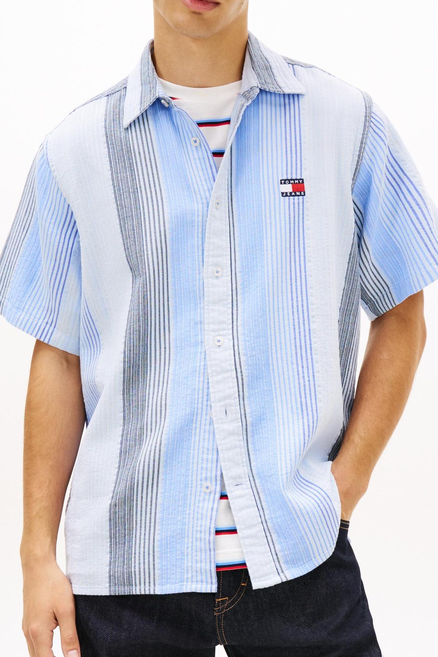 TJM RELAXED STRIPE SS SHIRT SWEET BLUE STRIPES 2