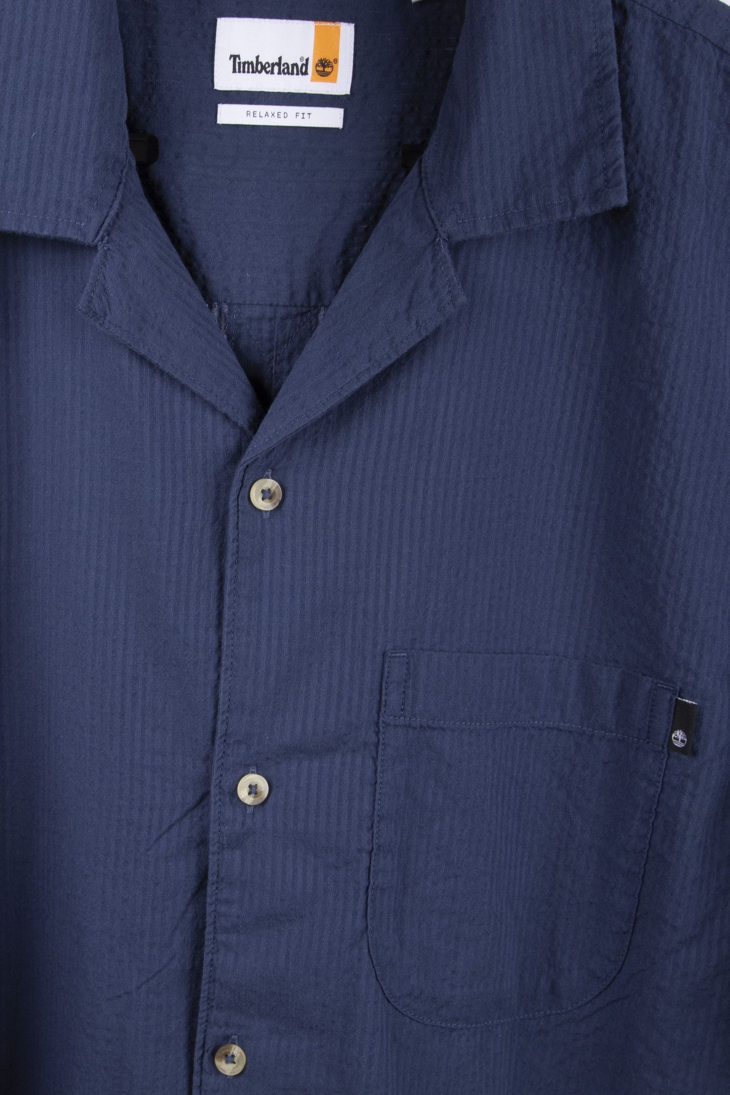 SS SEERSUCKER RESORT SHIRT DARK BLUE 5