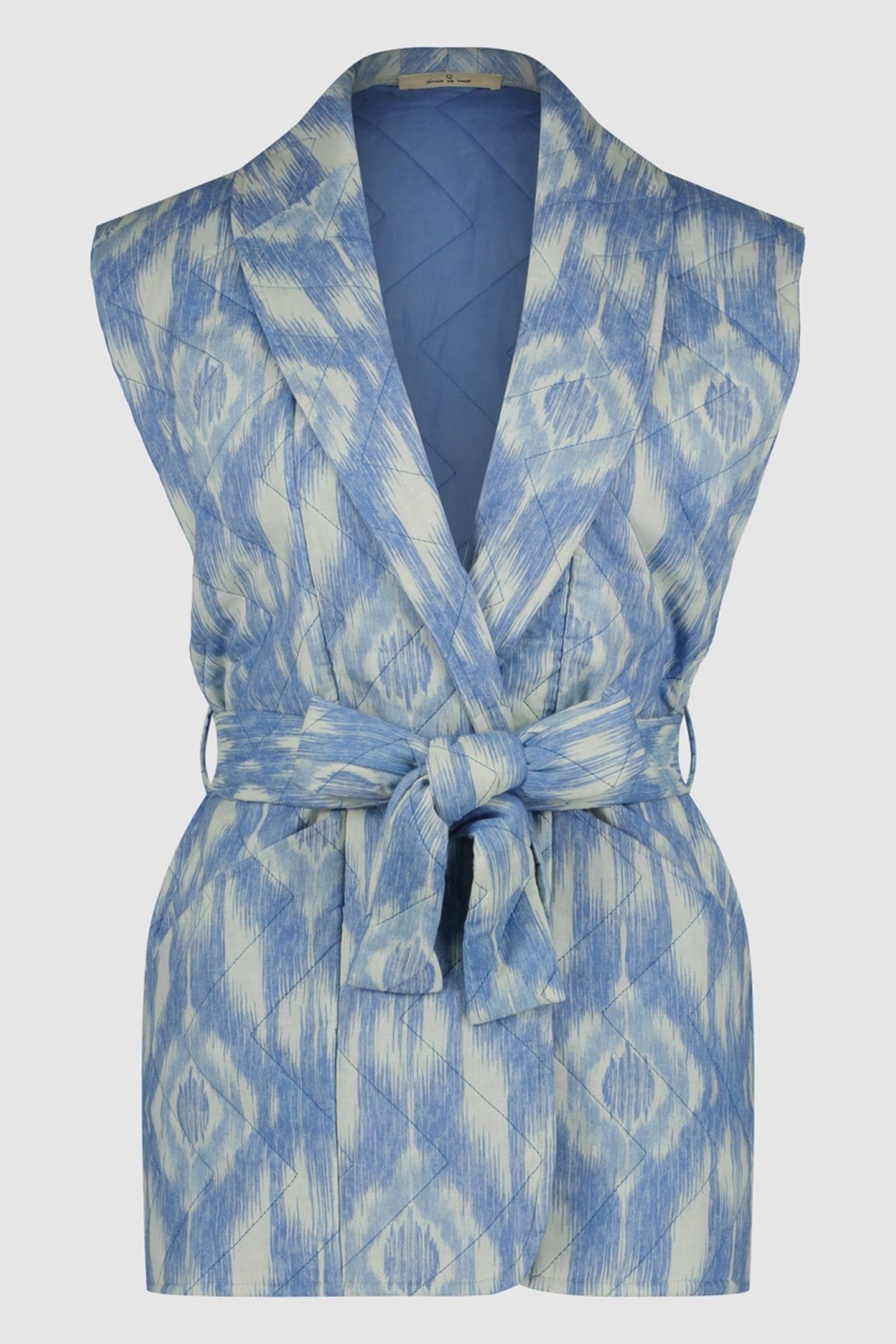 SIA GILET INDIGO BATIK 1