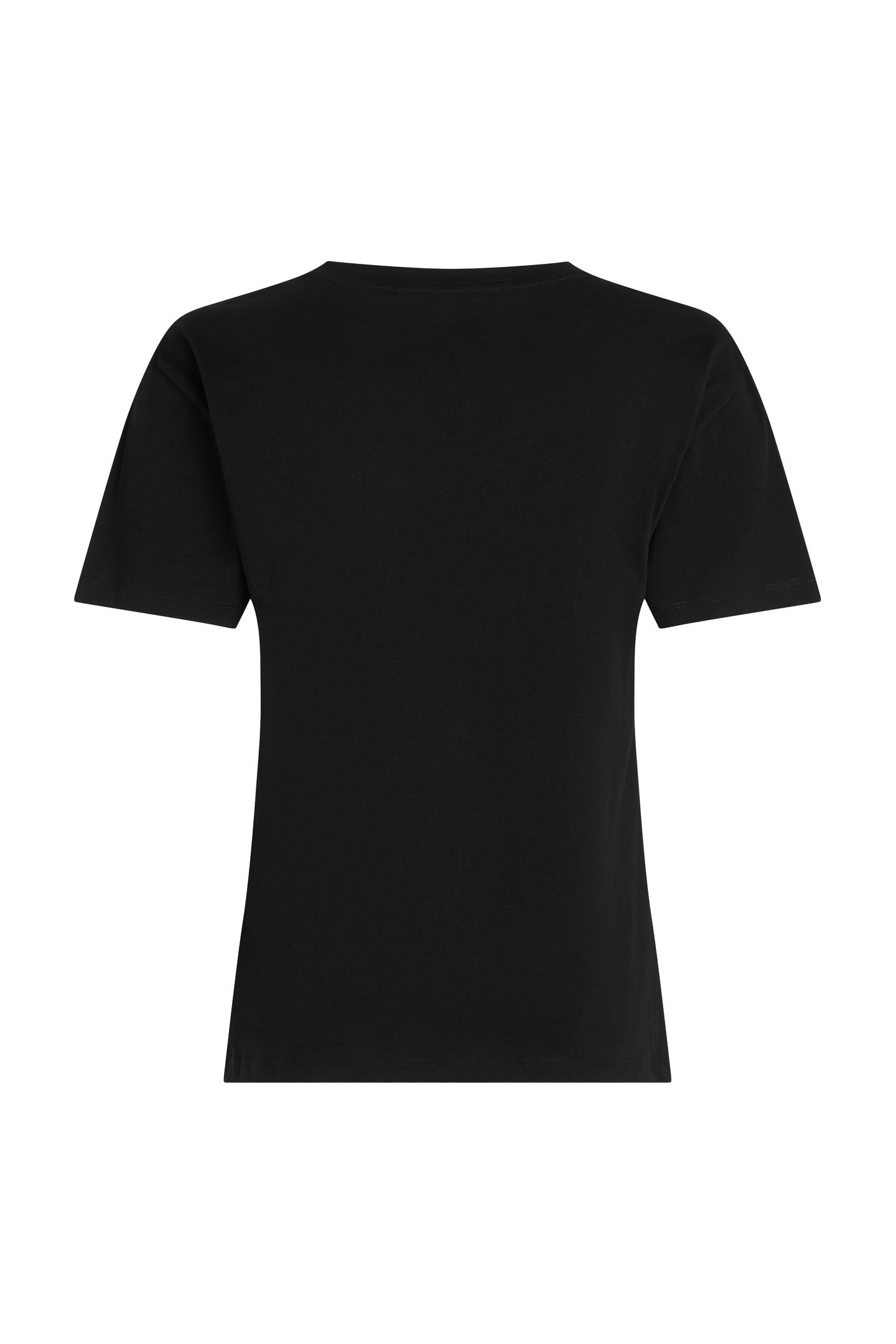 SIGNATURE V-NECK T-SHIRT BLACK 2