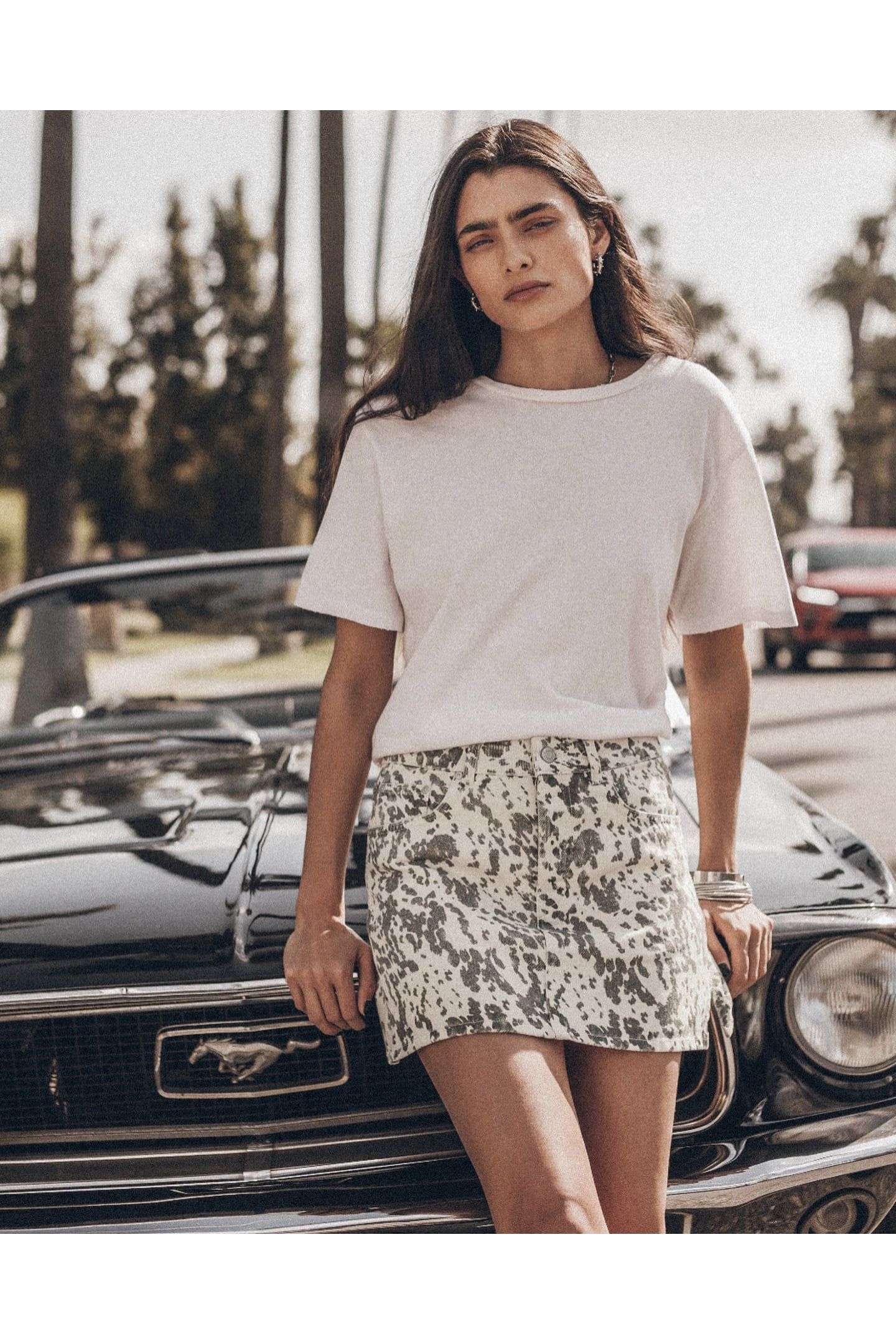 THE DALMATIAN DENIM SKIRT 1