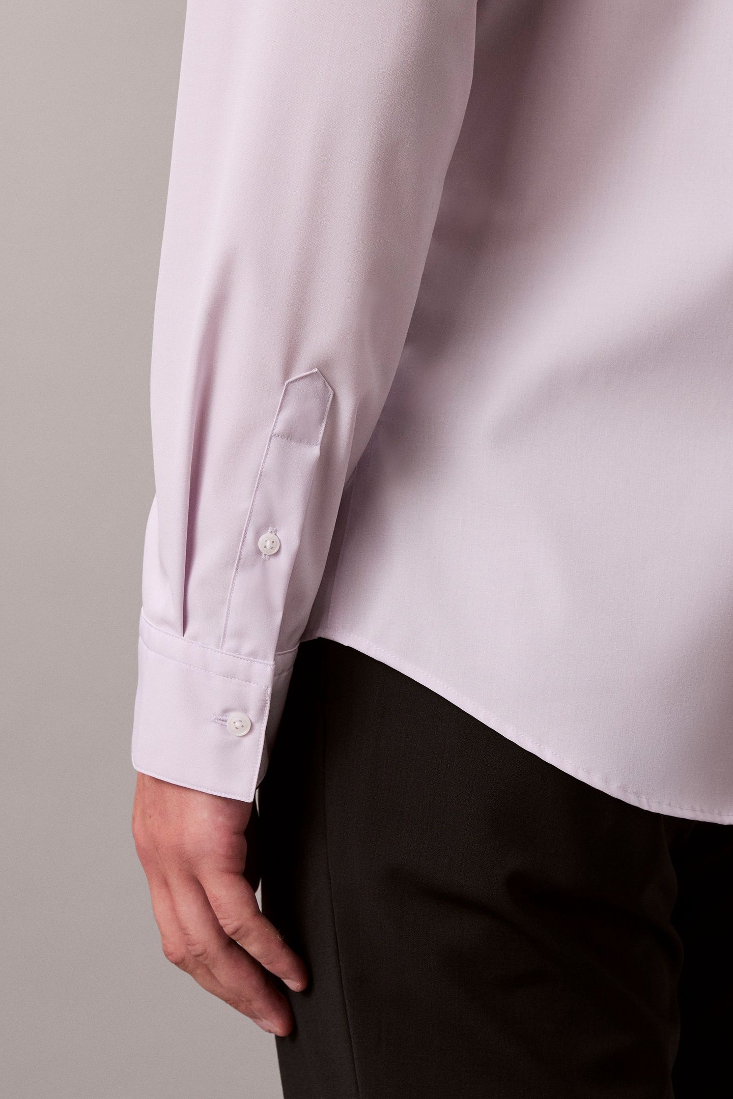 LS SOLID SUPIMA SHIRT FROSTY LILAC 6