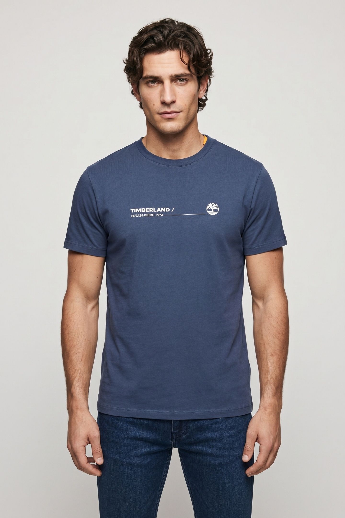 OCEAN BACK GRAPHIC SS TEE DARK BLUE 1