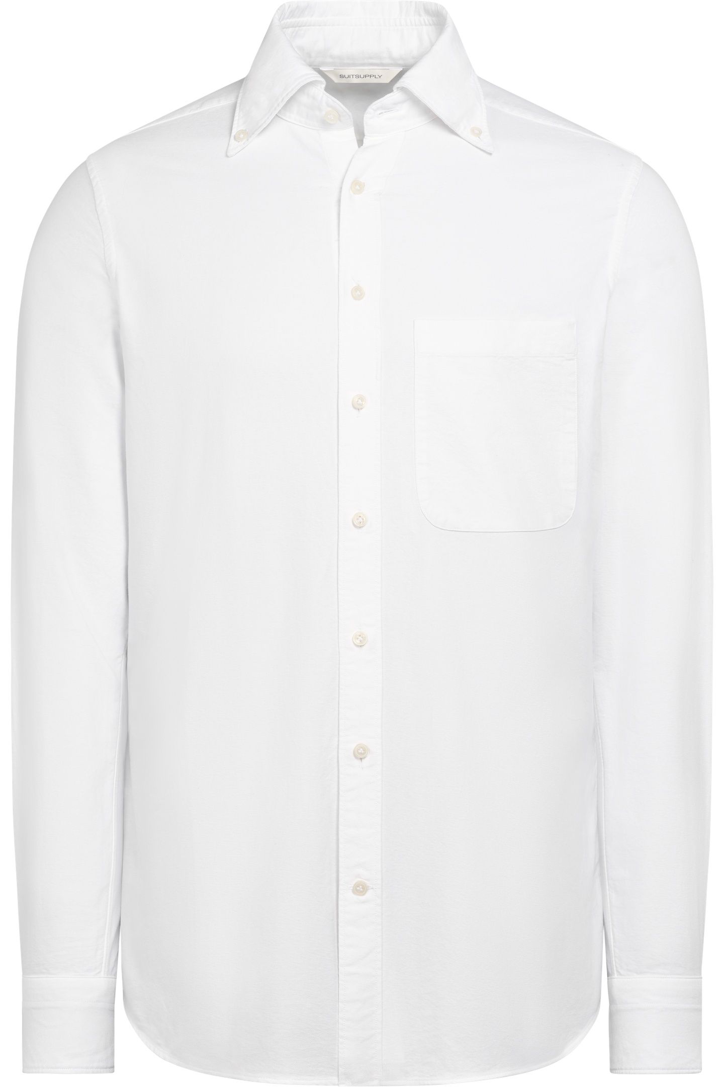 WASHED OXFORD CASUAL SHIRTS WHITE 7