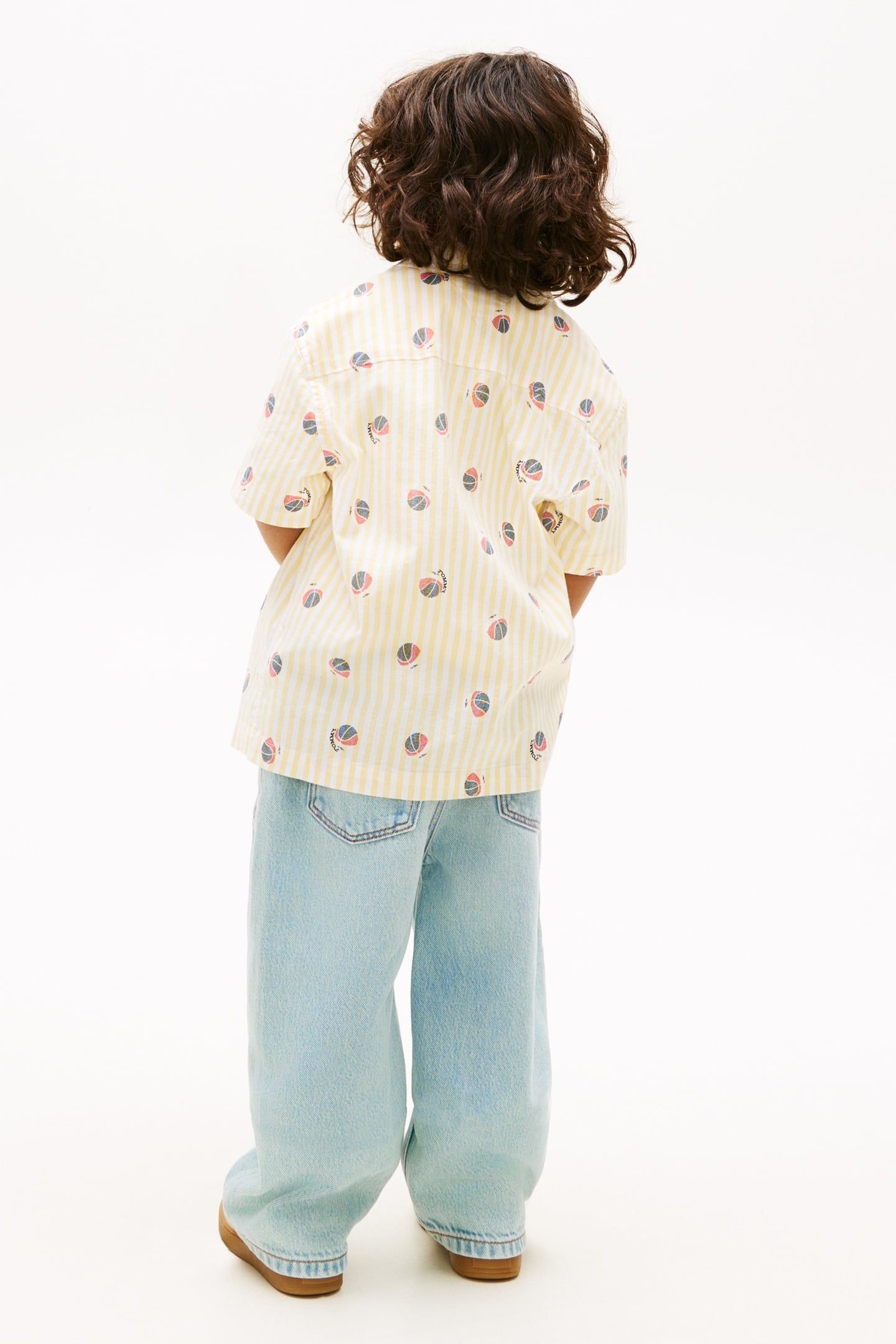BOYS FLEX ITHACA AOP SHIRT YELLOW DAHLIA STRIPE 3