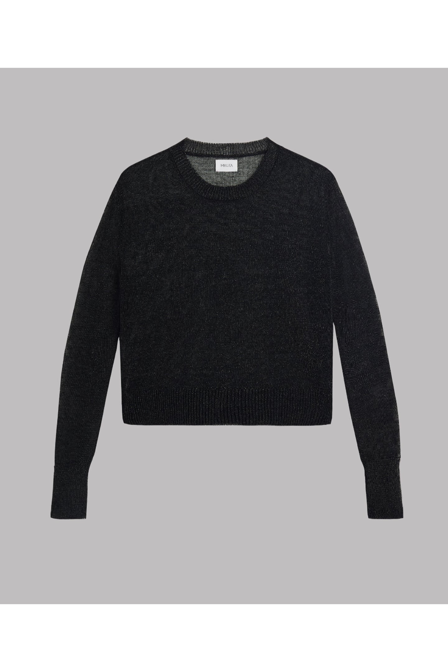 THE BLACK METALLIC KNITTED SWEATER 3