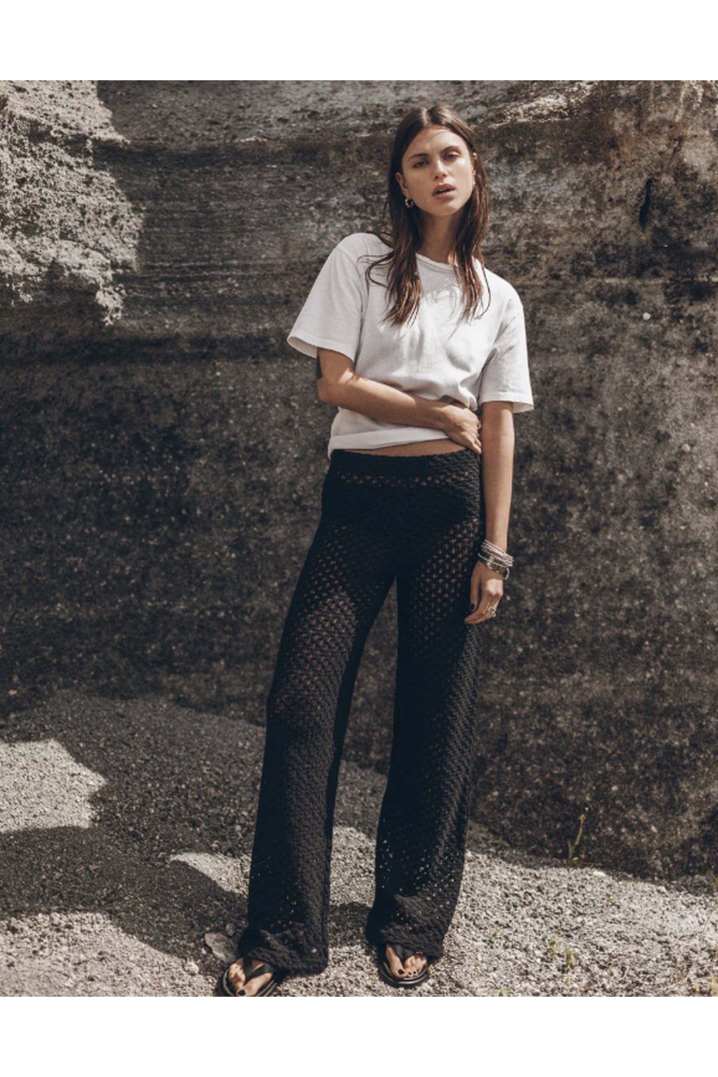 THE BLACK CROCHET PANTS 1