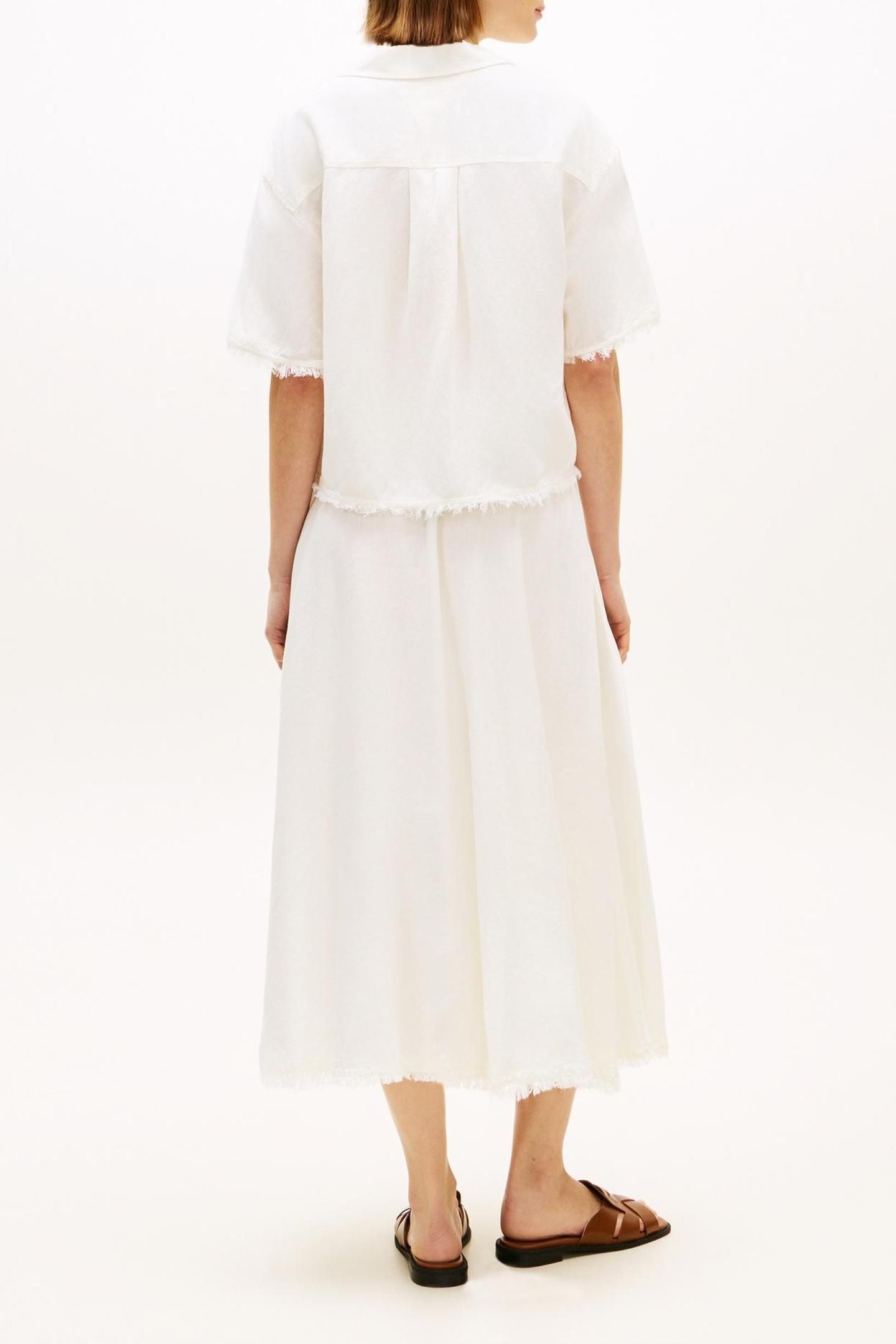 FRAYED VIS/LINEN SS IVORY SILK 3