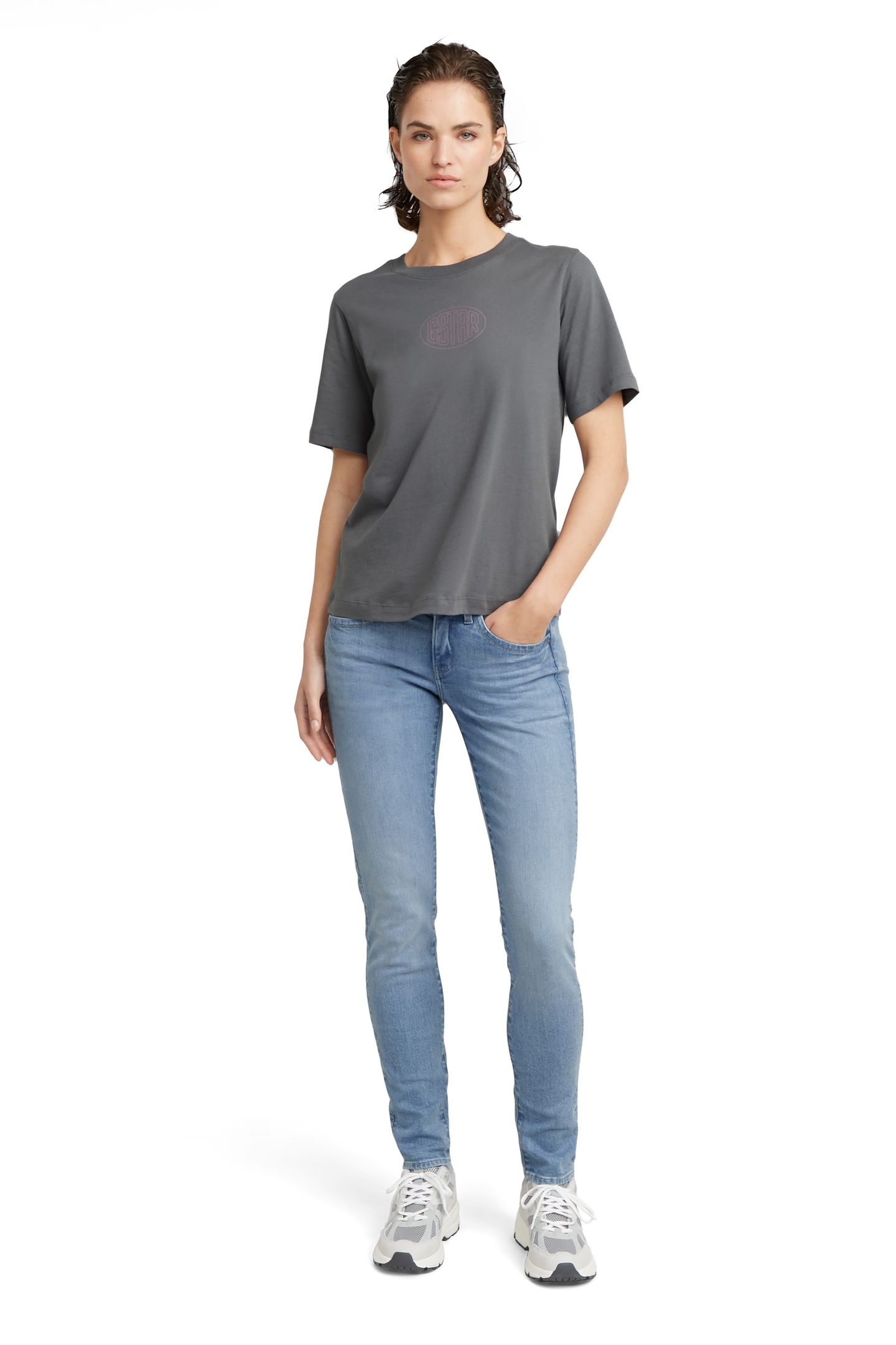 LYNN MID SKINNY LIGHT AGED 1