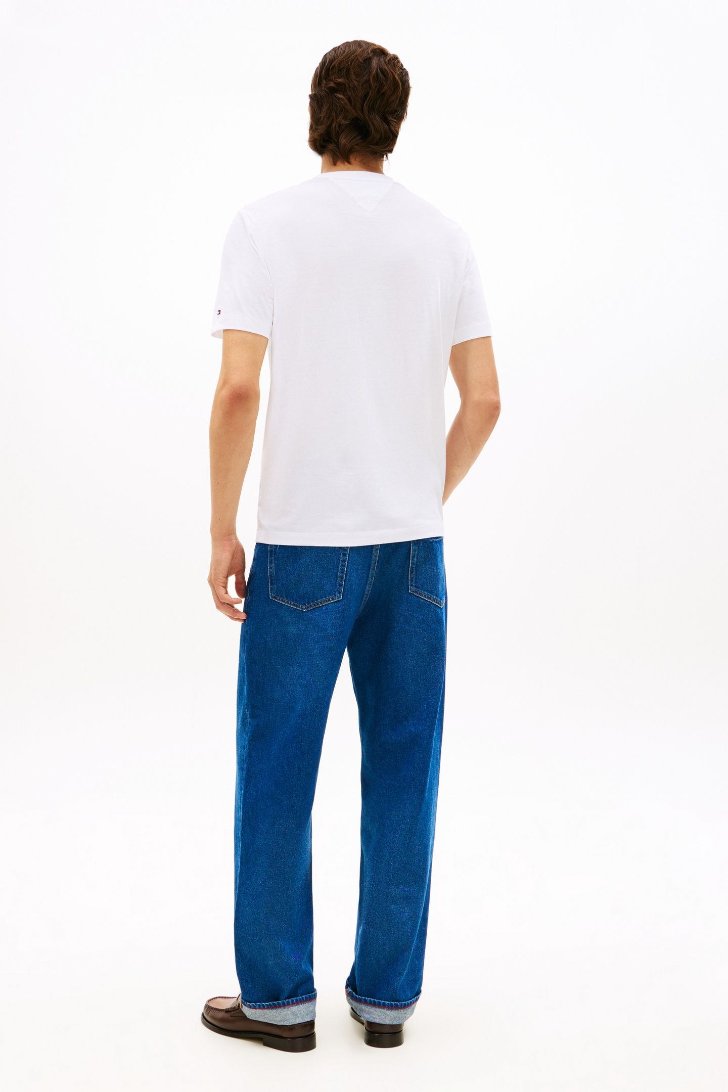 GLOBAL STRIPE PIQUE T-SHIRT WHITE 4
