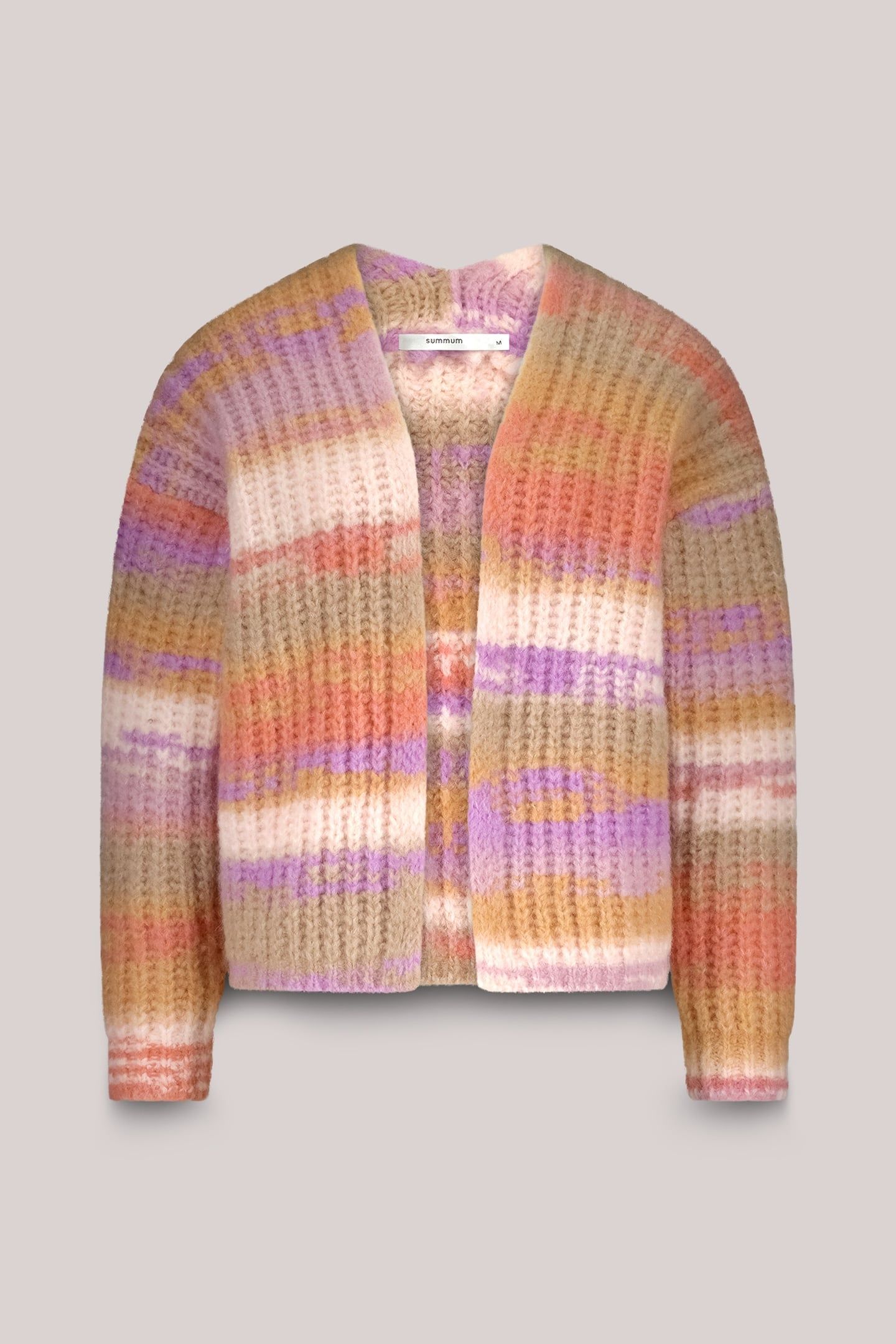 CARDIGAN CUSHY WOOL BLEND KNIT MULTICOLOUR 4