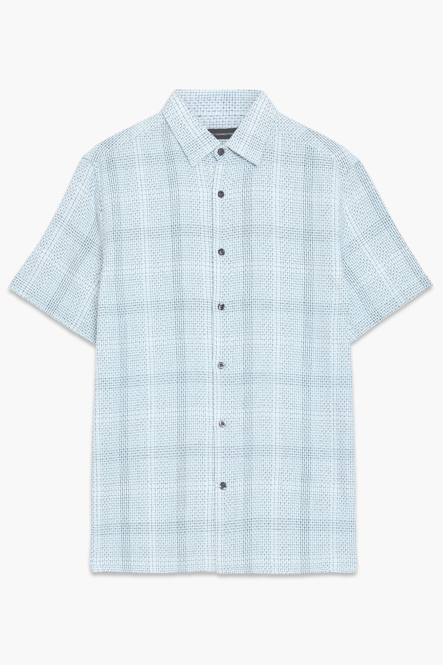 BARROW DOBBY SS SHIRT BLUE COMBO 4