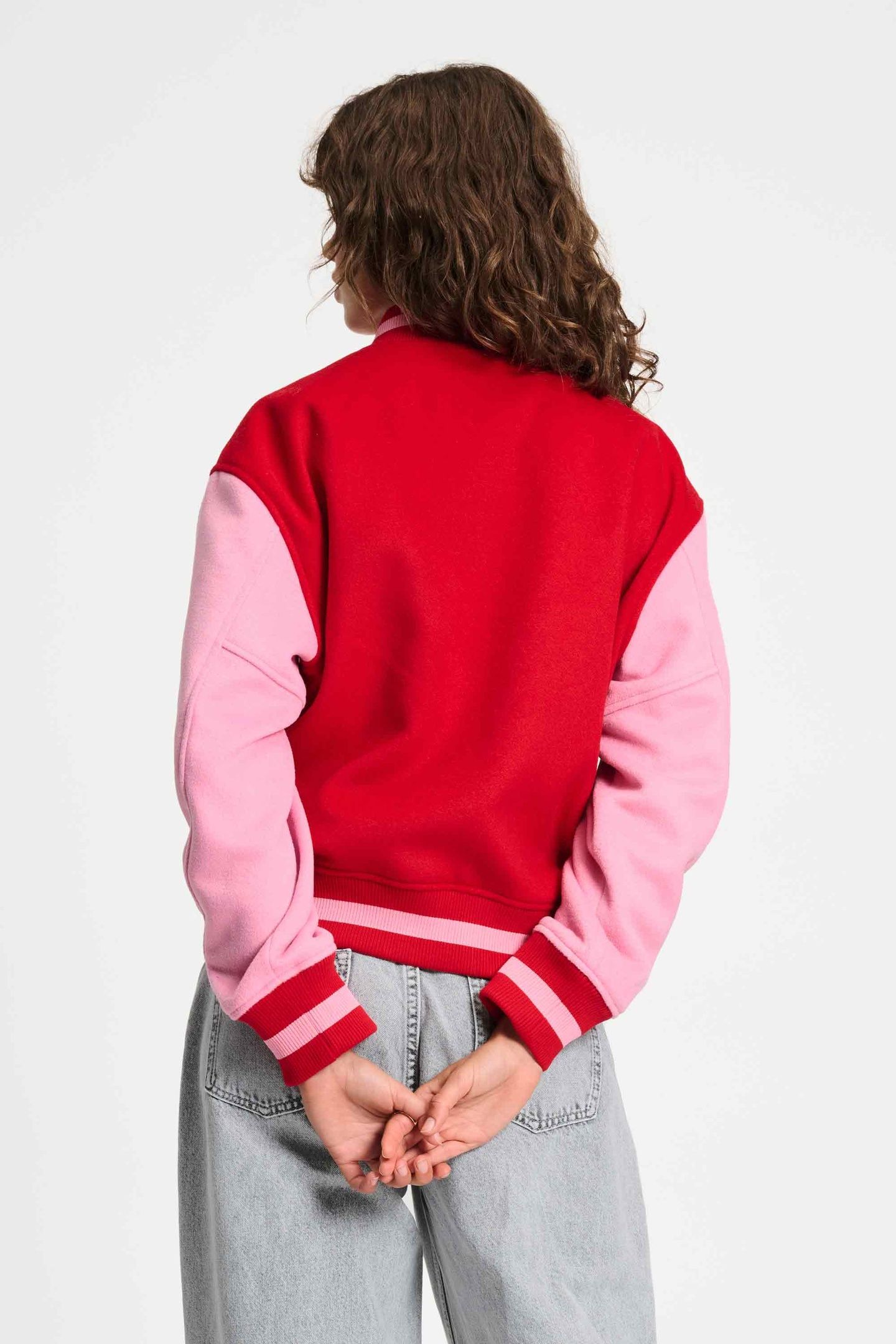 JACKET - BASEBALL CHILI RED 3