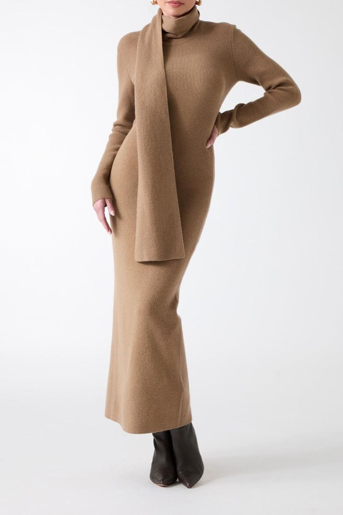 SOPHIE LS CASHMERE T DESERT MUD MULTI 2