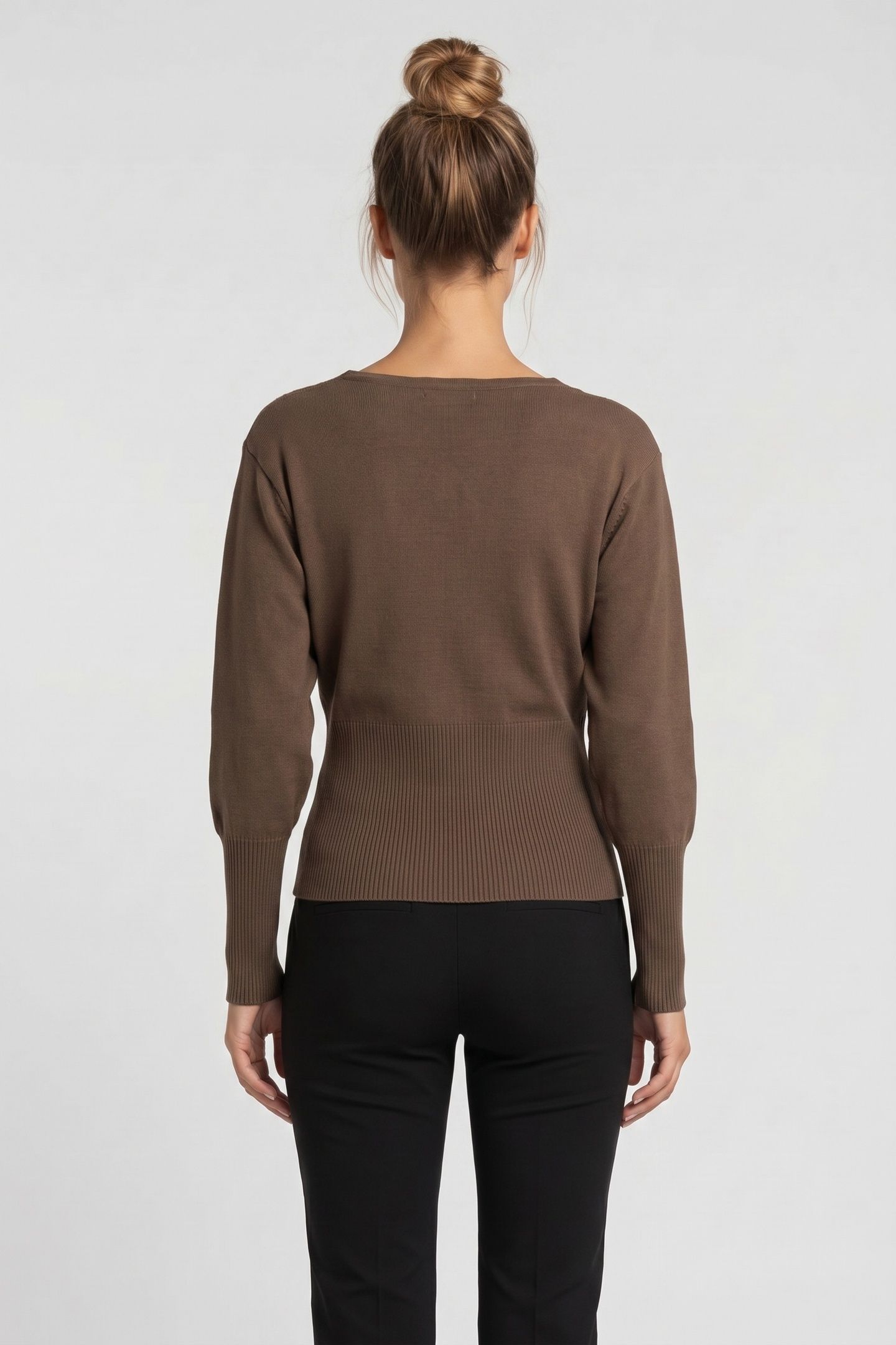 RIMINI CARDIGAN BROWN 2