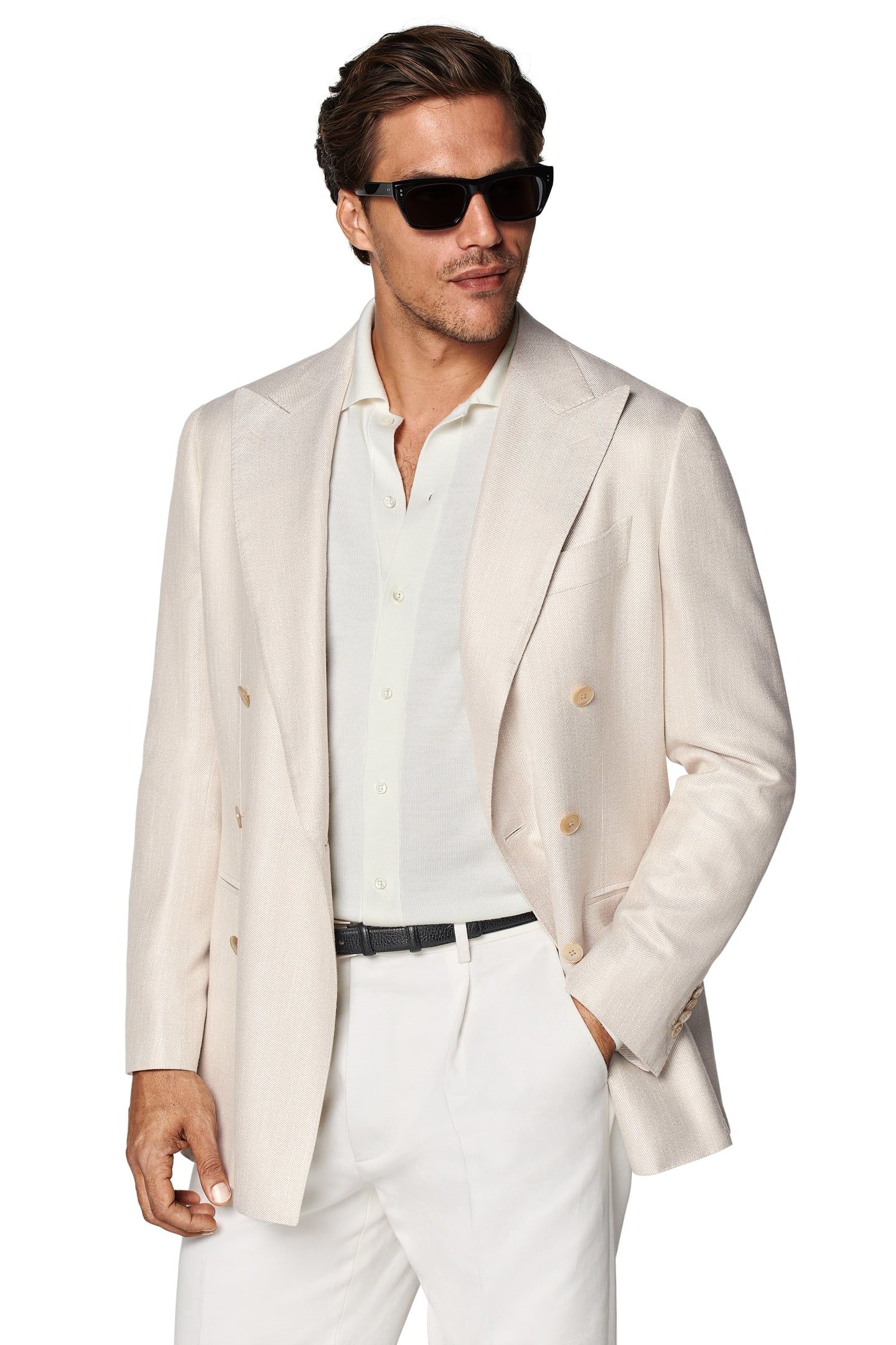 HAVANA-SAND-PURE BAMBOO SEPARATE TUXEDO JACKETS SAND 2